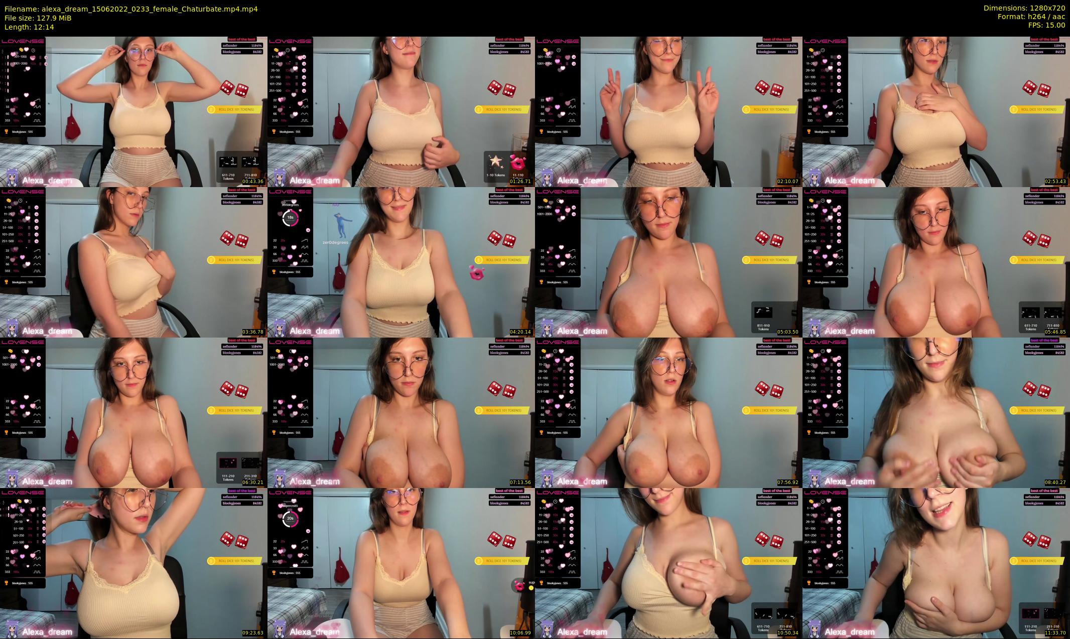 alexa_dream — 13 minute Chaturbate female cam show recording, 720p, Jun 15, 2022