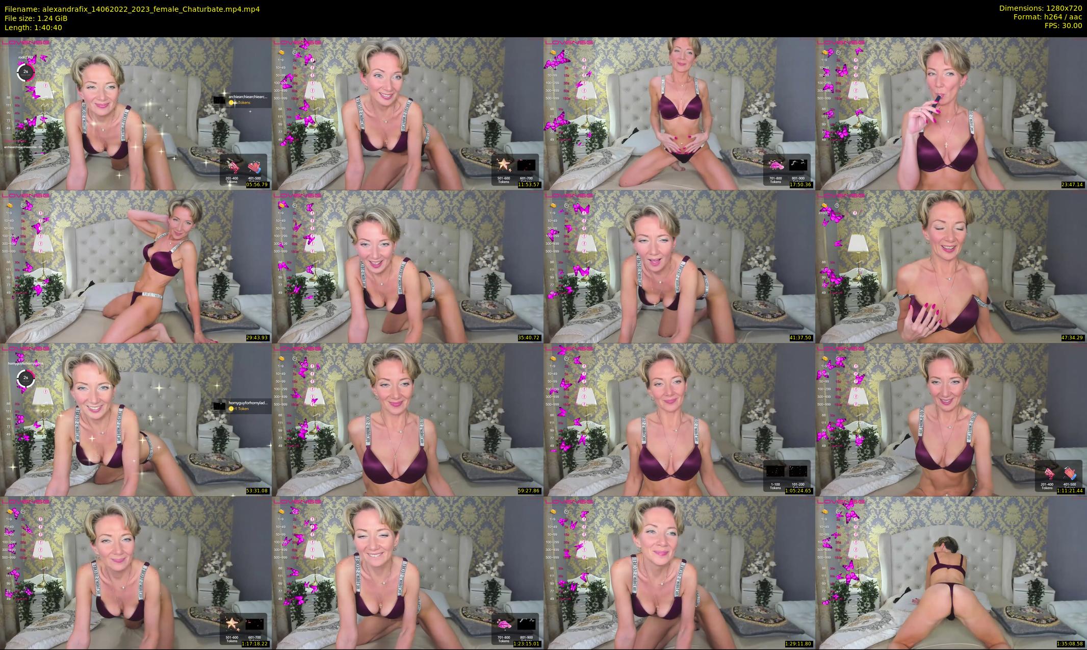 alexandrafix — 101 minute Chaturbate female cam show recording, 720p, Jun 14, 2022