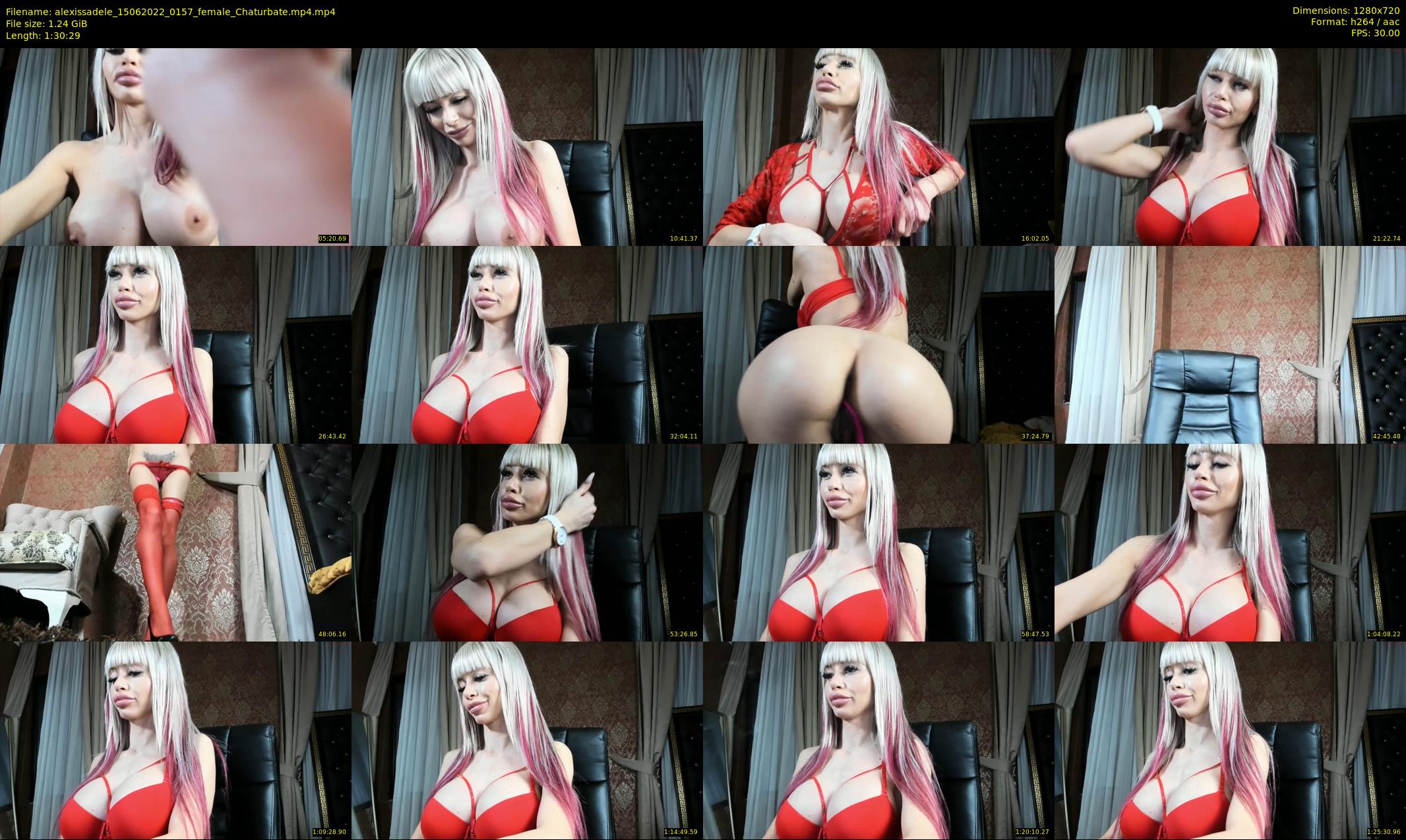 alexissadele — 91 minute Chaturbate female cam show recording, 720p, Jun 15, 2022