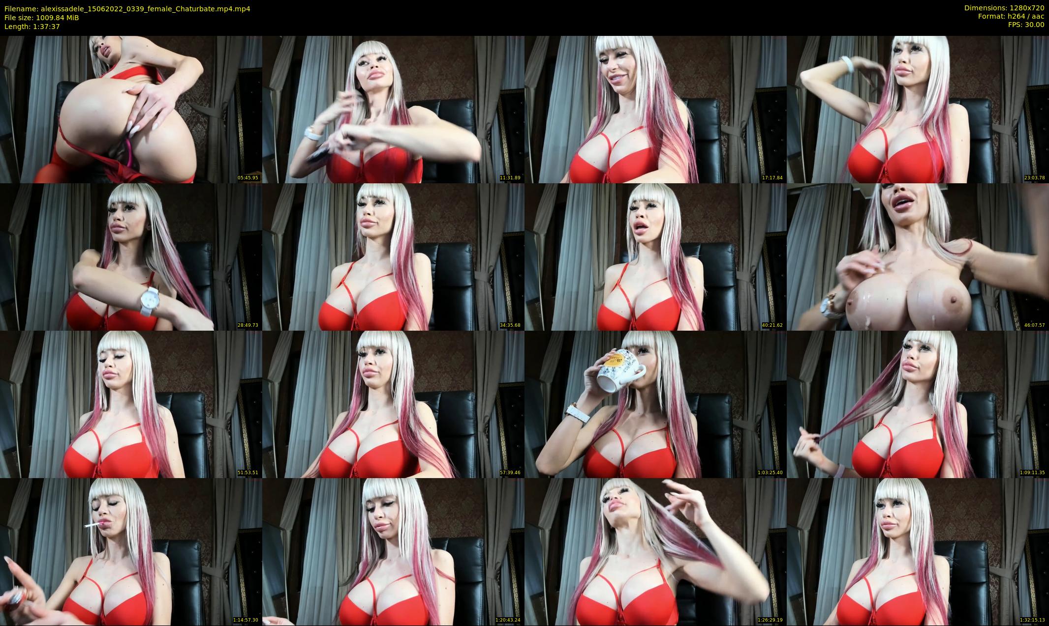 alexissadele — 98 minute Chaturbate female cam show recording, 720p, Jun 15, 2022