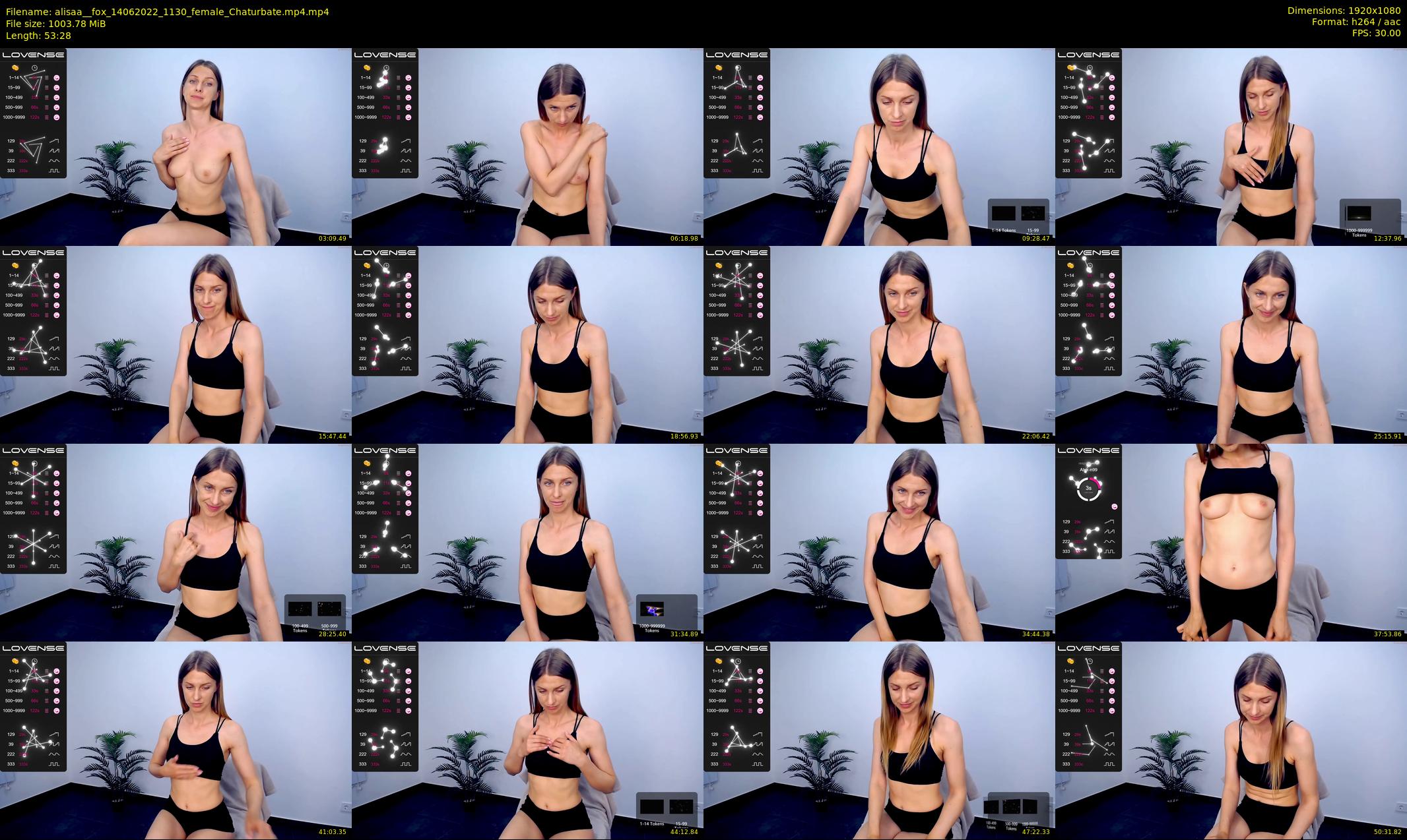 alisaa__fox — 54 minute Chaturbate female cam show recording, 1080p, Jun 14, 2022