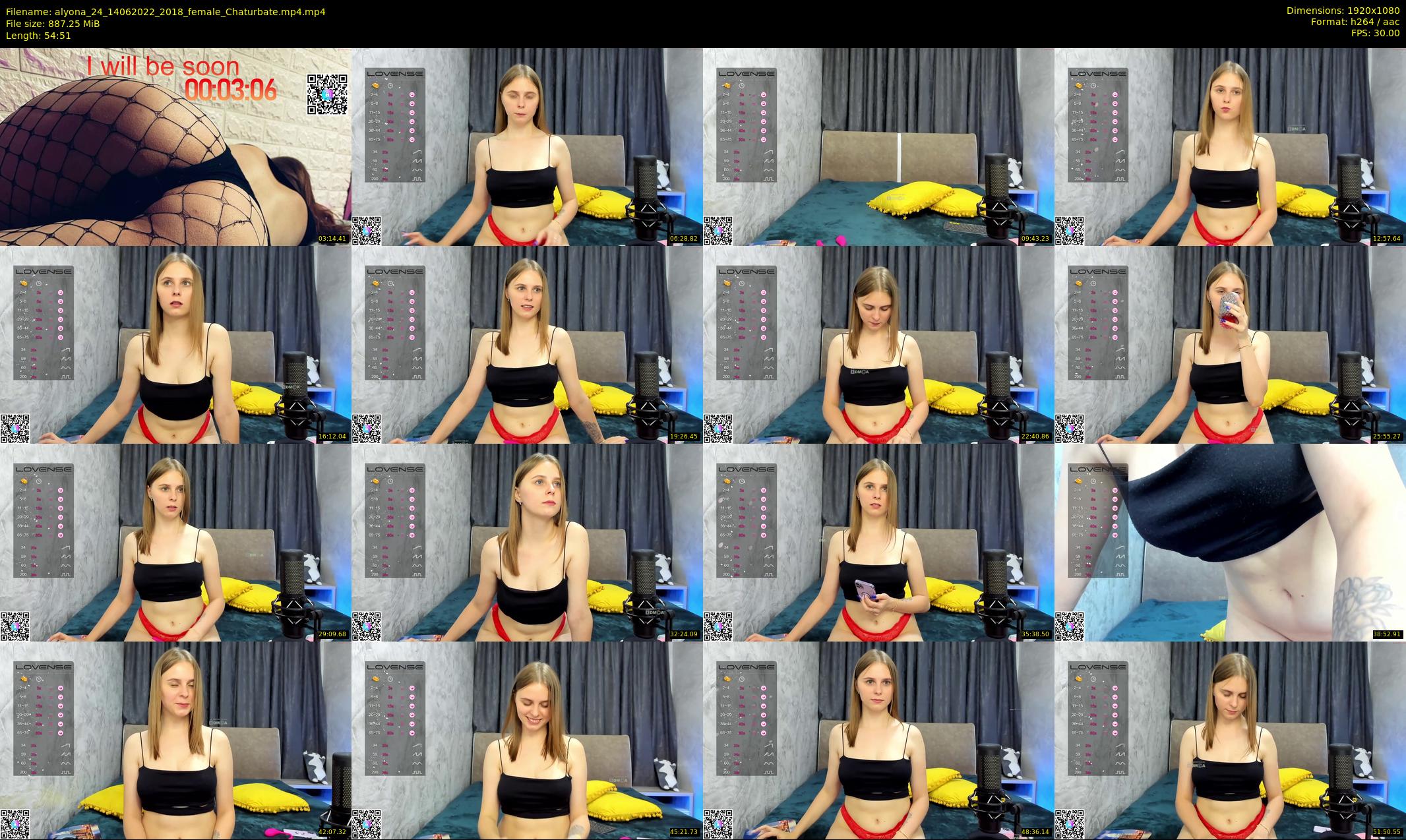 alyona_24 — 55 minute Chaturbate female cam show recording, 1080p, Jun 14, 2022