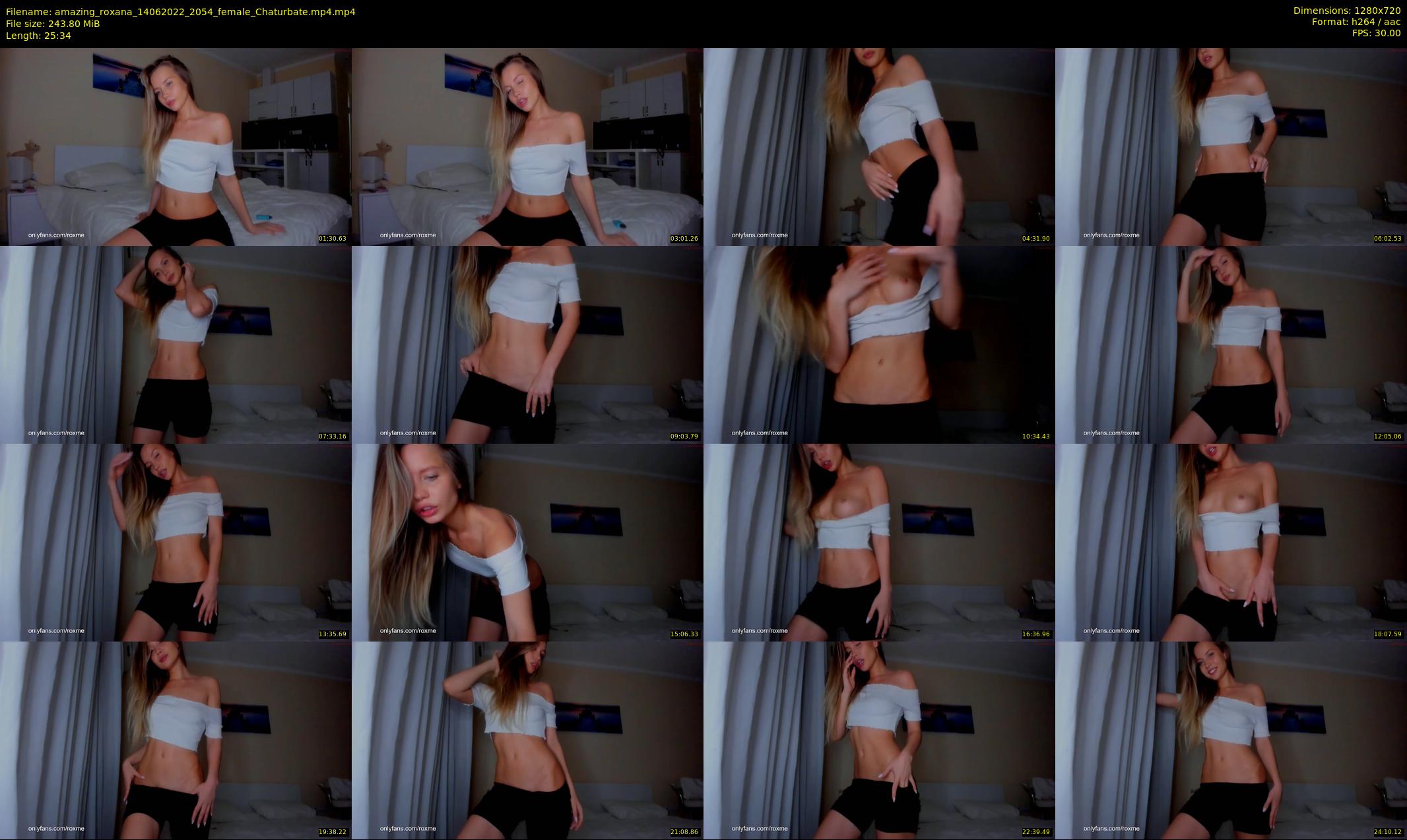 amazing_roxana — 26 minute Chaturbate female cam show recording, 720p, Jun 14, 2022