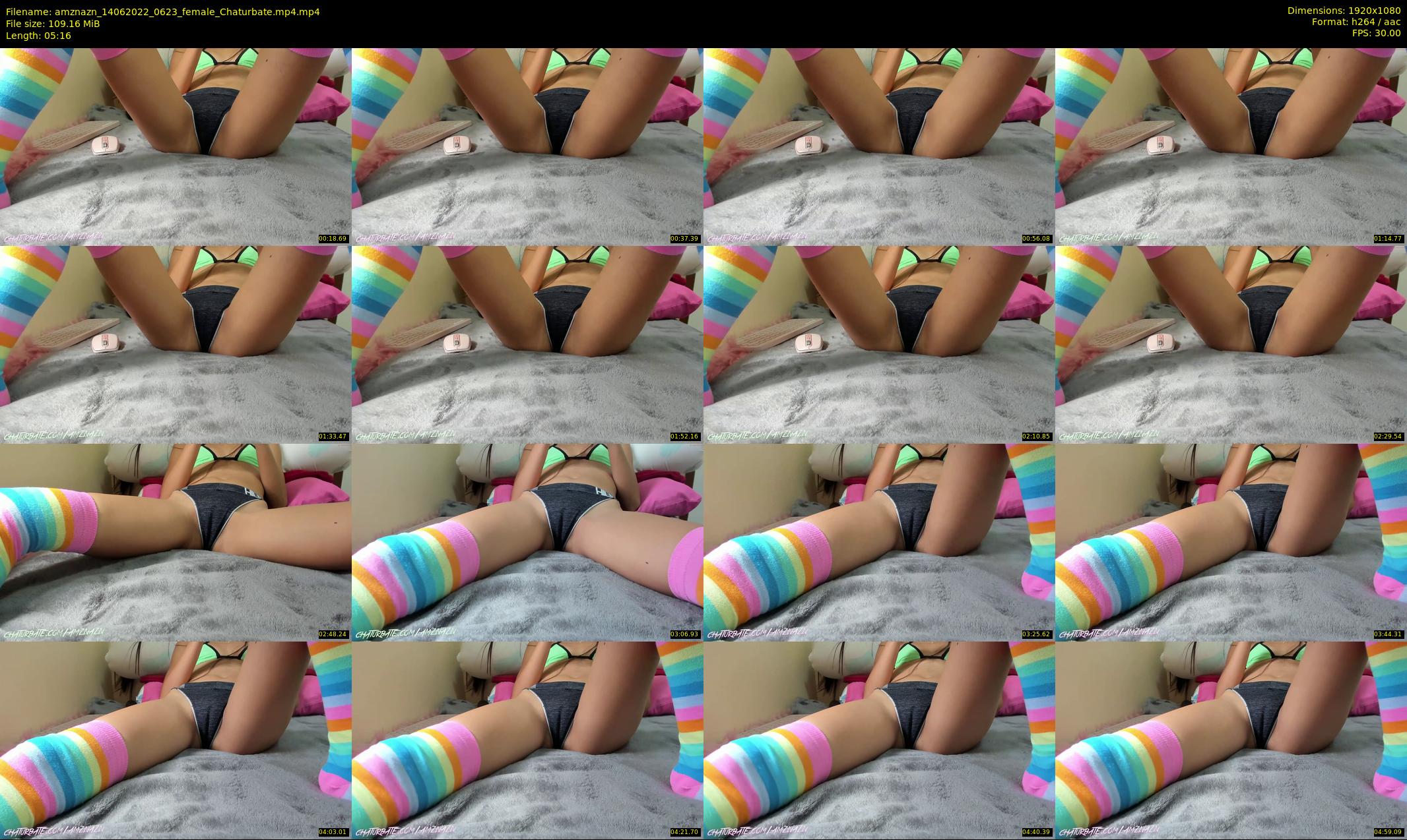 amznazn — 6 minute Chaturbate female cam show recording, 1080p, Jun 14, 2022