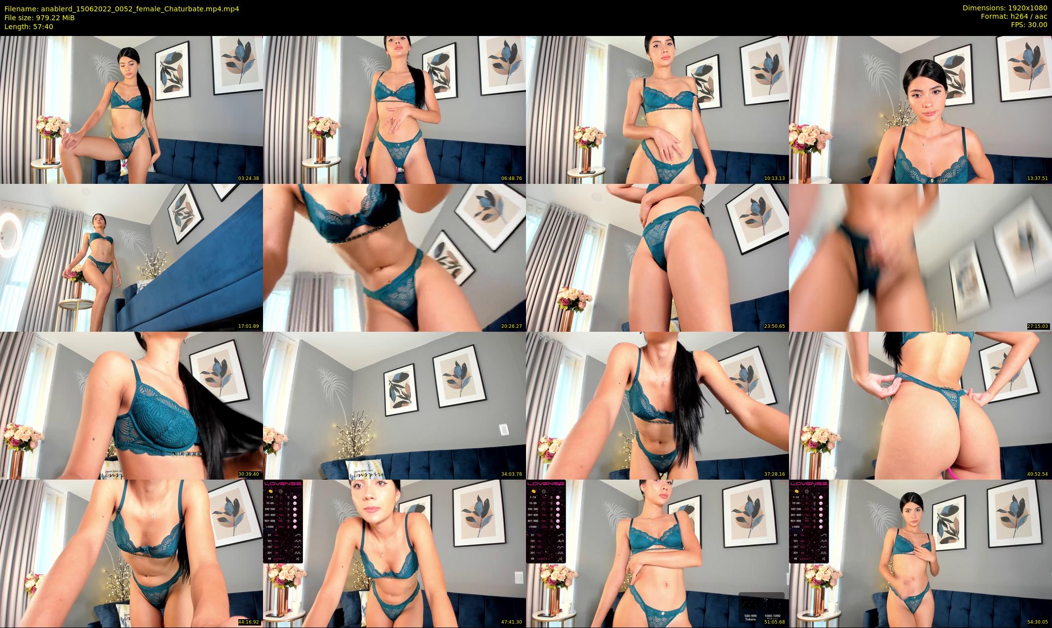anablerd — 58 minute Chaturbate female cam show recording, 1080p, Jun 15, 2022