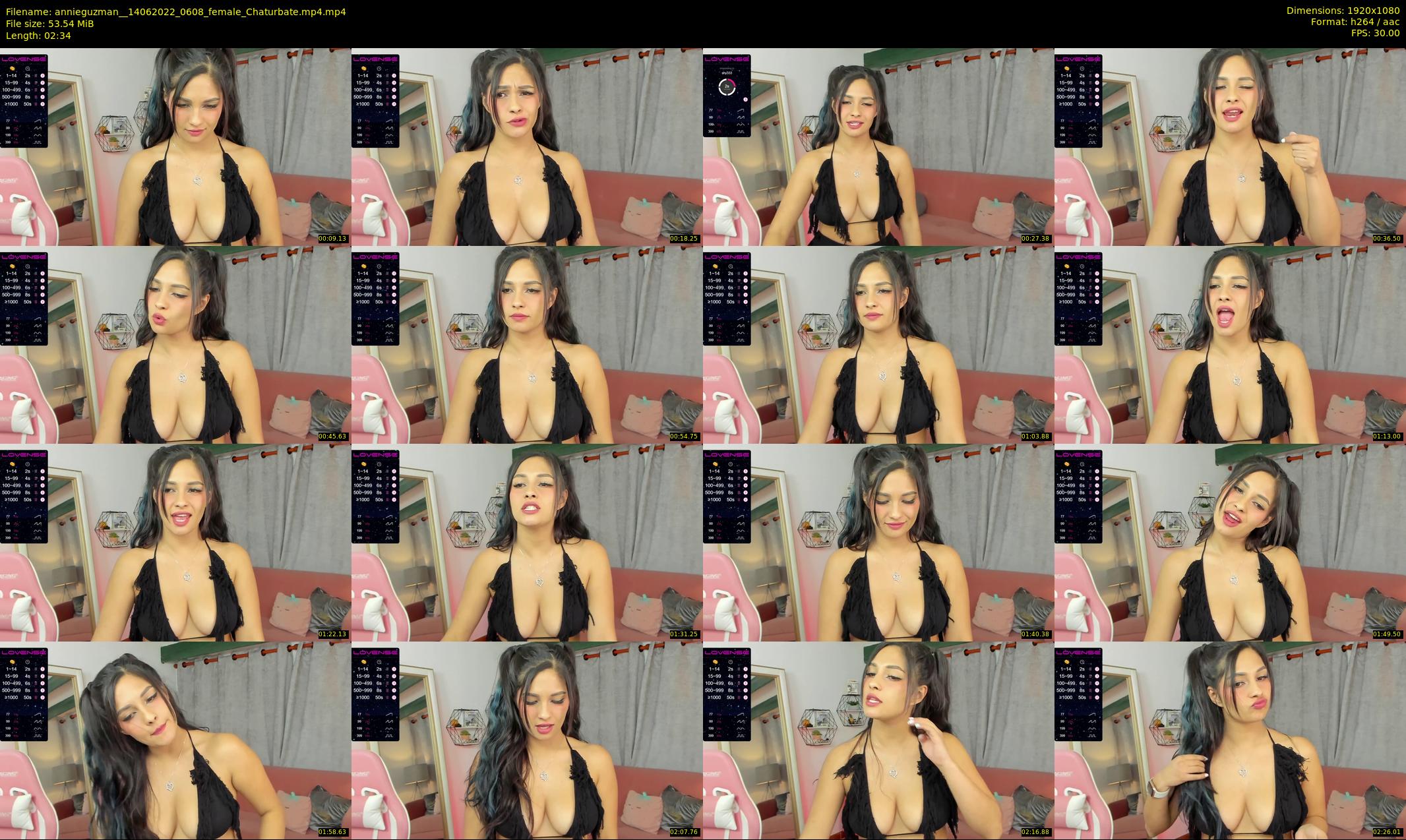 annieguzman_ — 3 minute Chaturbate female cam show recording, 1080p, Jun 14, 2022
