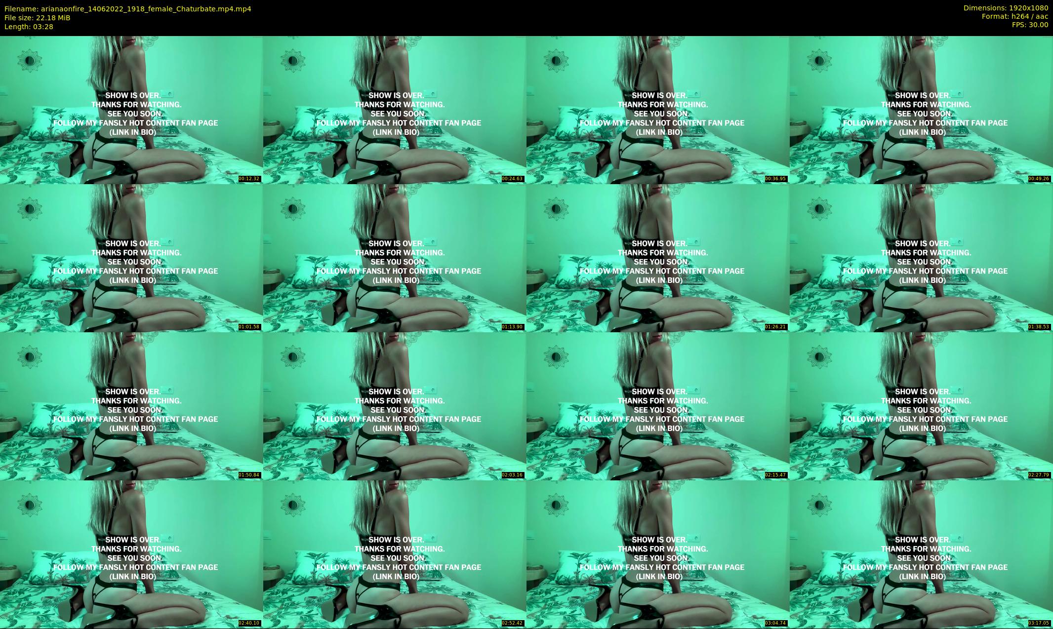 arianaonfire — 4 minute Chaturbate couple cam show recording, 1080p, Jun 14, 2022