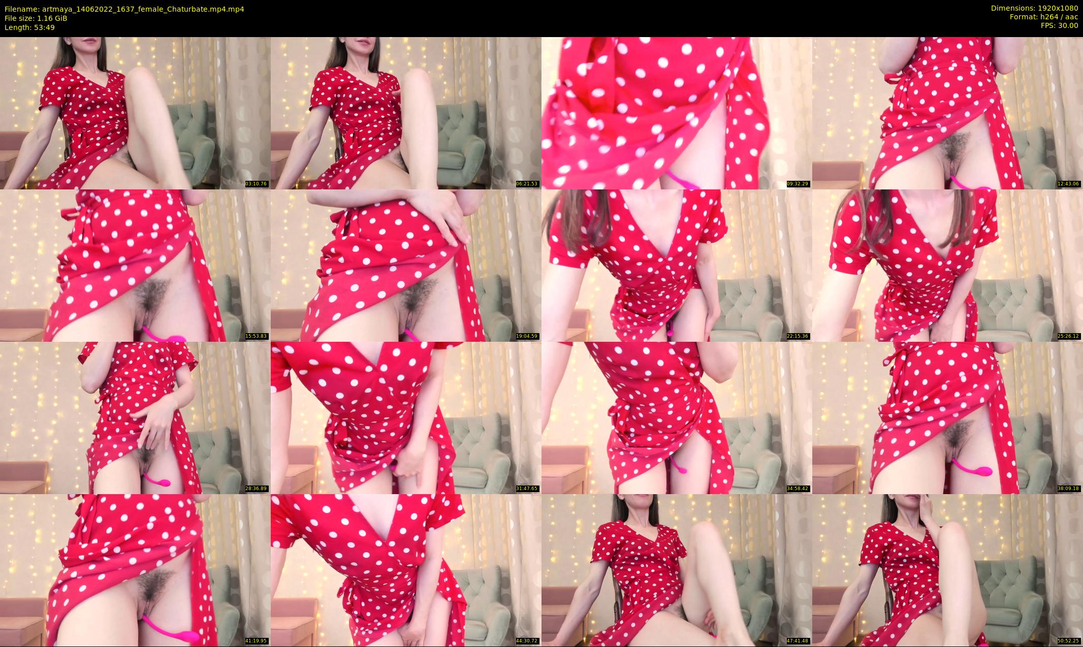 artmaya — 54 minute Chaturbate female cam show recording, 1080p, Jun 14, 2022
