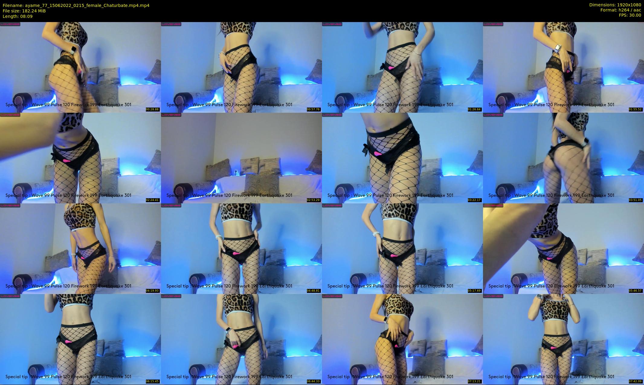 ayame_77 — 9 minute Chaturbate female cam show recording, 1080p, Jun 15, 2022