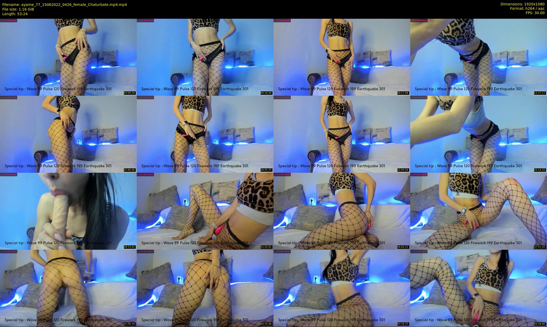 ayame_77 — 54 minute Chaturbate female cam show recording, 1080p, Jun 15, 2022