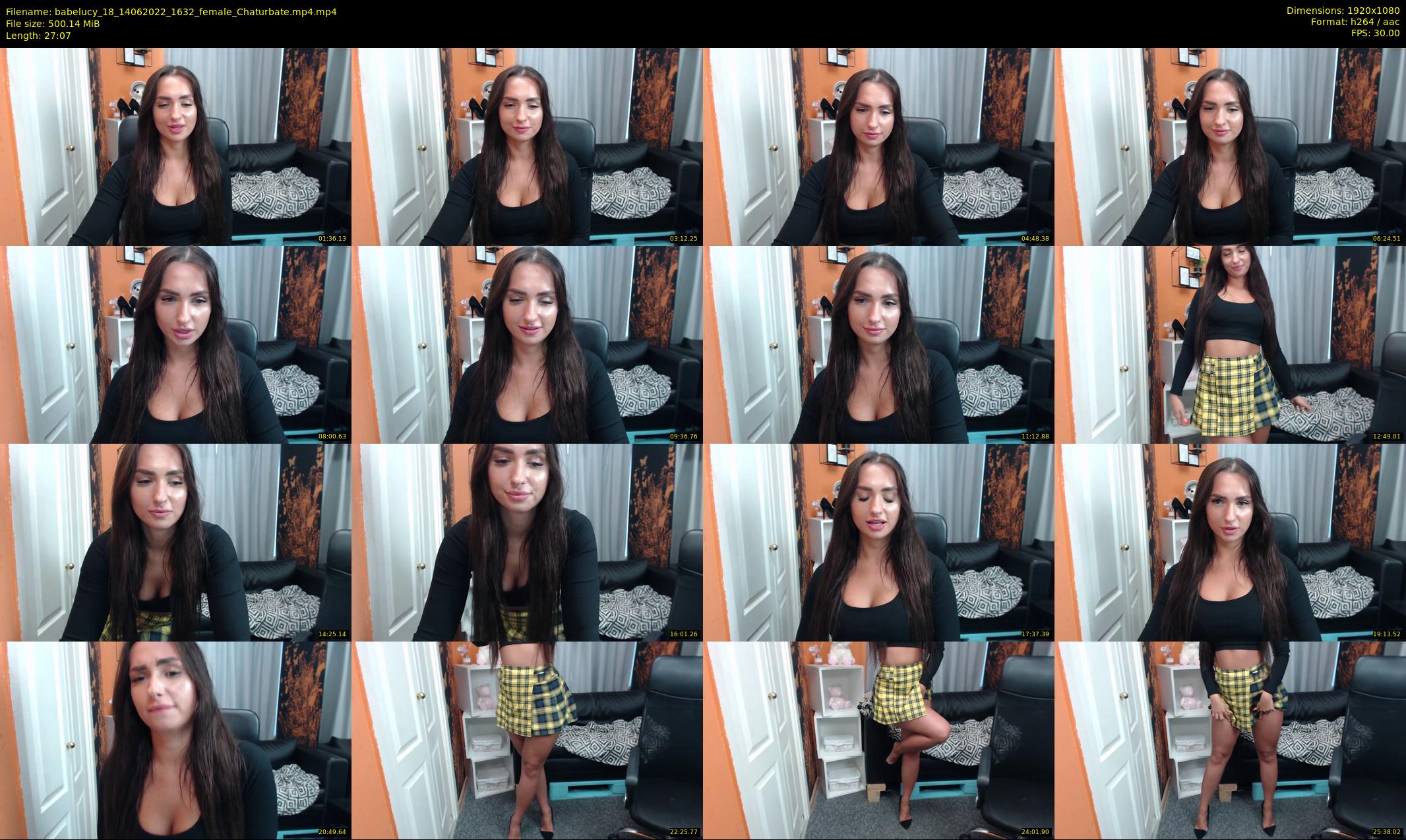 babelucy_18 — 28 minute Chaturbate female cam show recording, 1080p, Jun 14, 2022