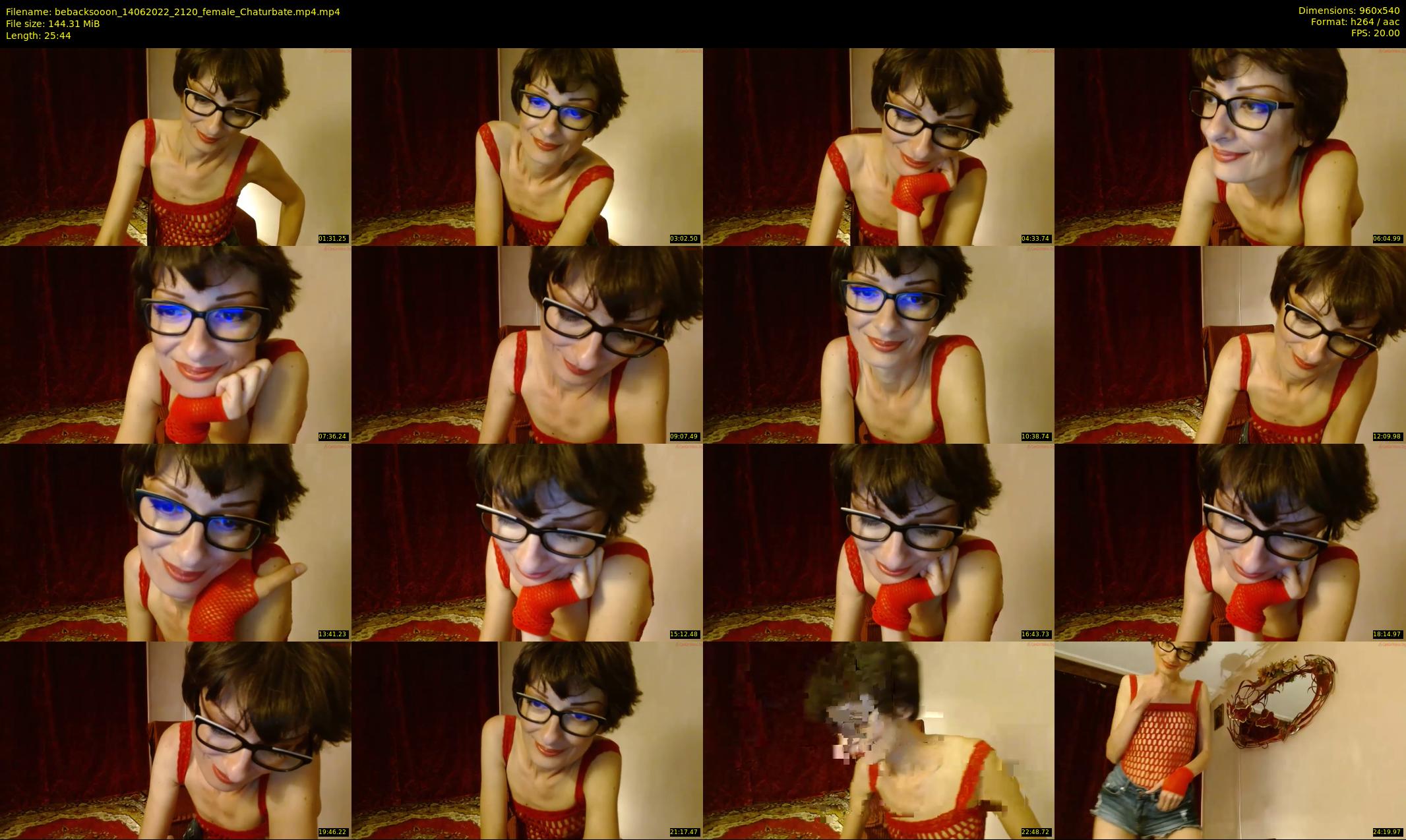 bebacksooon — 26 minute Chaturbate female cam show recording, 480p, Jun 14, 2022