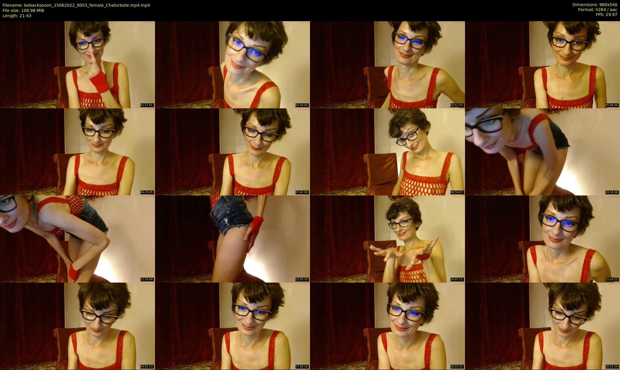 bebacksooon — 22 minute Chaturbate female cam show recording, 480p, Jun 15, 2022