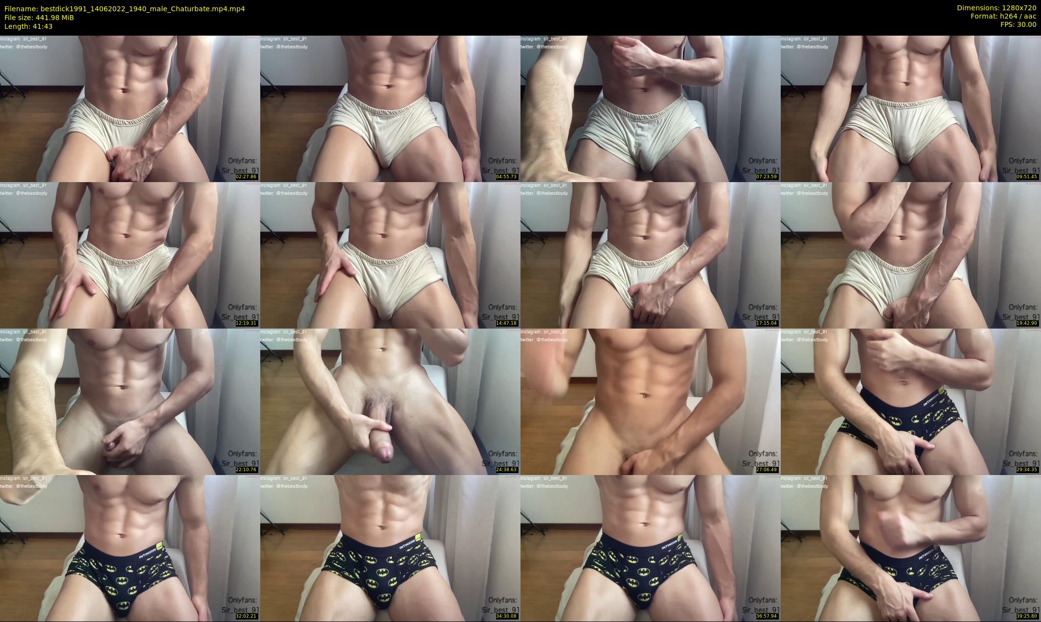 bestdick1991 — 42 minute Chaturbate male cam show recording, 720p, Jun 14, 2022