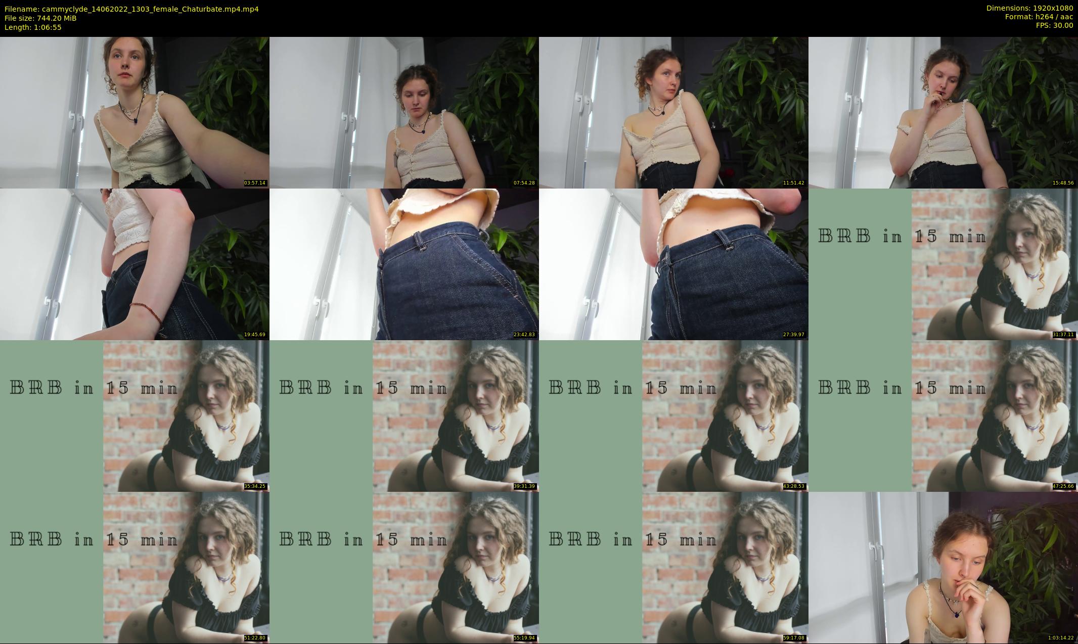 cammyclyde — 67 minute Chaturbate female cam show recording, 1080p, Jun 14, 2022