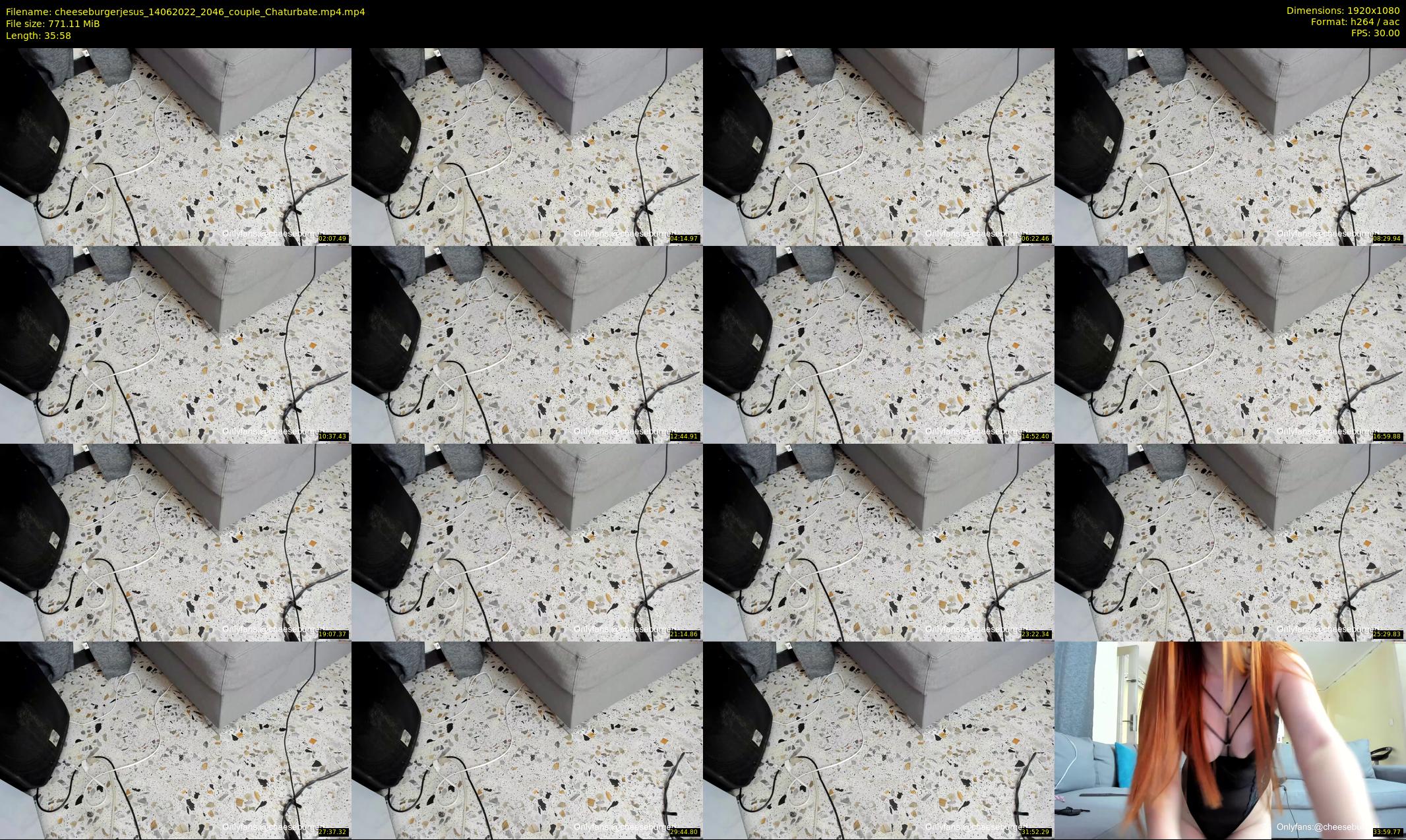 cheeseburgerjesus — 36 minute Chaturbate couple cam show recording, 1080p, Jun 14, 2022