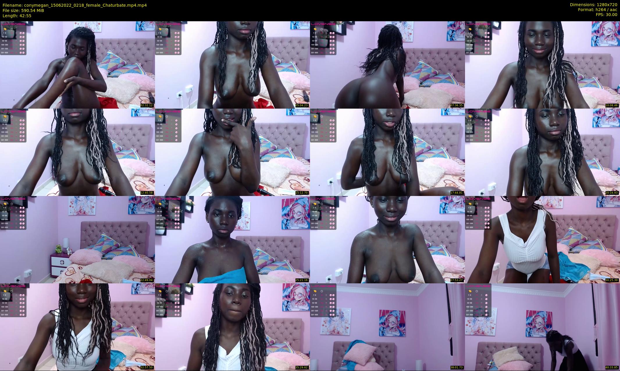 conymegan — 43 minute Chaturbate female cam show recording, 720p, Jun 15, 2022