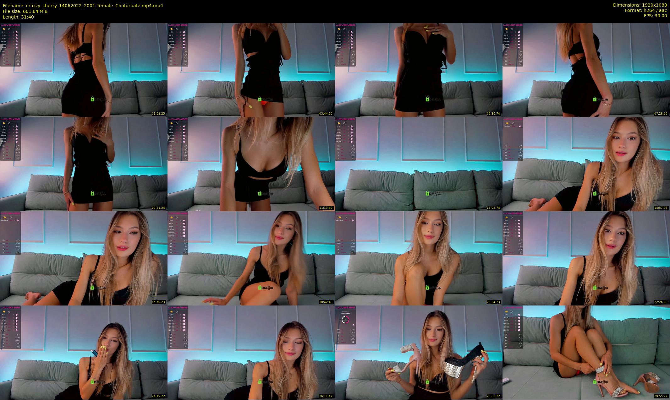 crazzy_cherry — 32 minute Chaturbate female cam show recording, 1080p, Jun 14, 2022