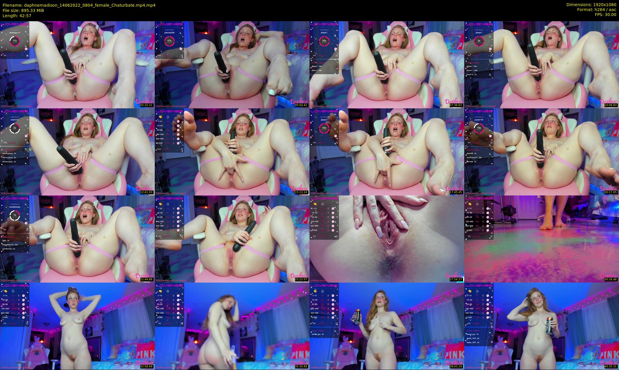 daphnemadison — 43 minute Chaturbate couple cam show recording, 1080p, Jun 14, 2022