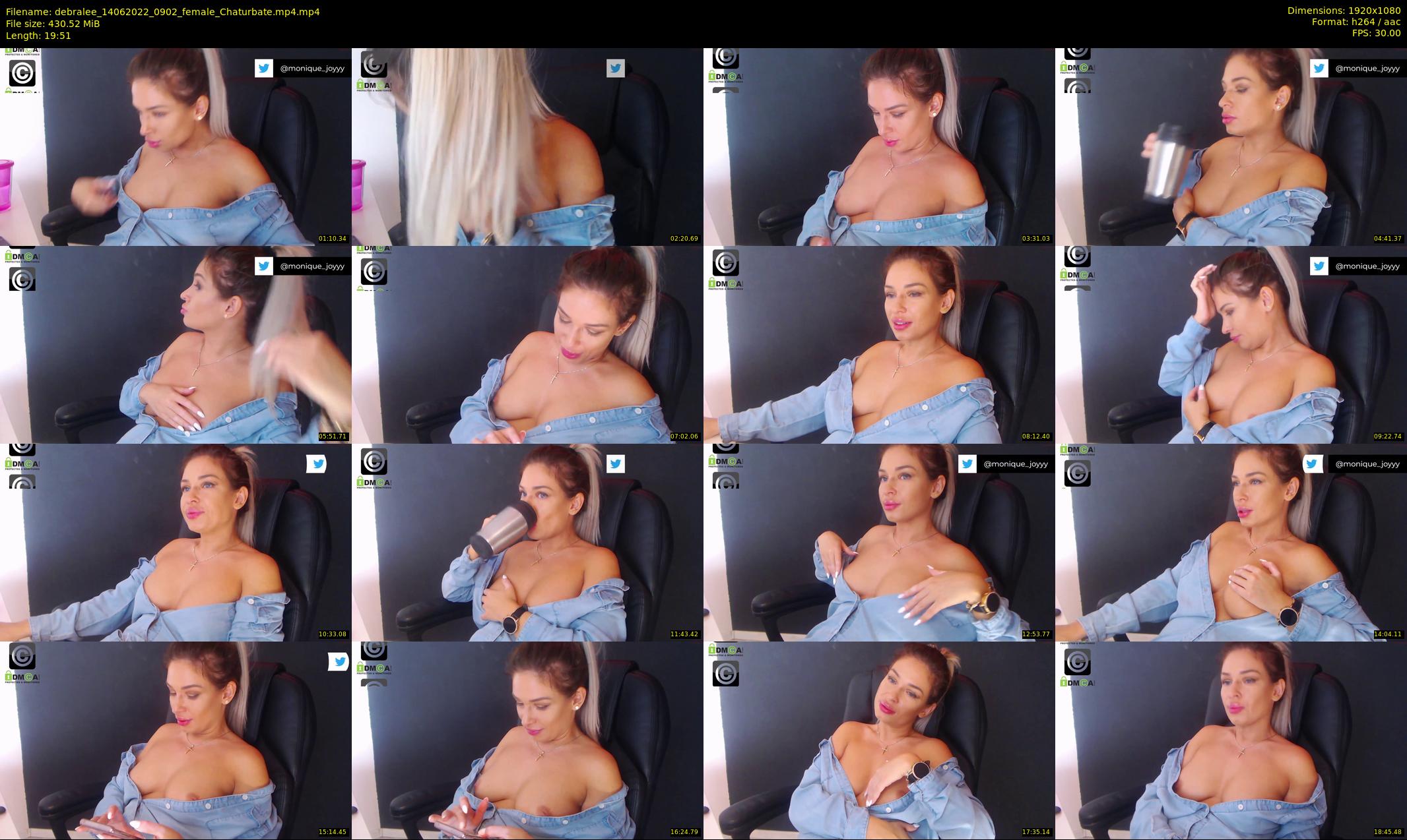 debralee — 20 minute Chaturbate female cam show recording, 1080p, Jun 14, 2022