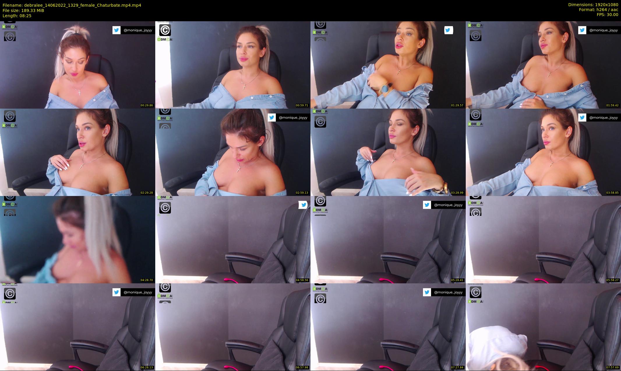 debralee — 9 minute Chaturbate female cam show recording, 1080p, Jun 14, 2022