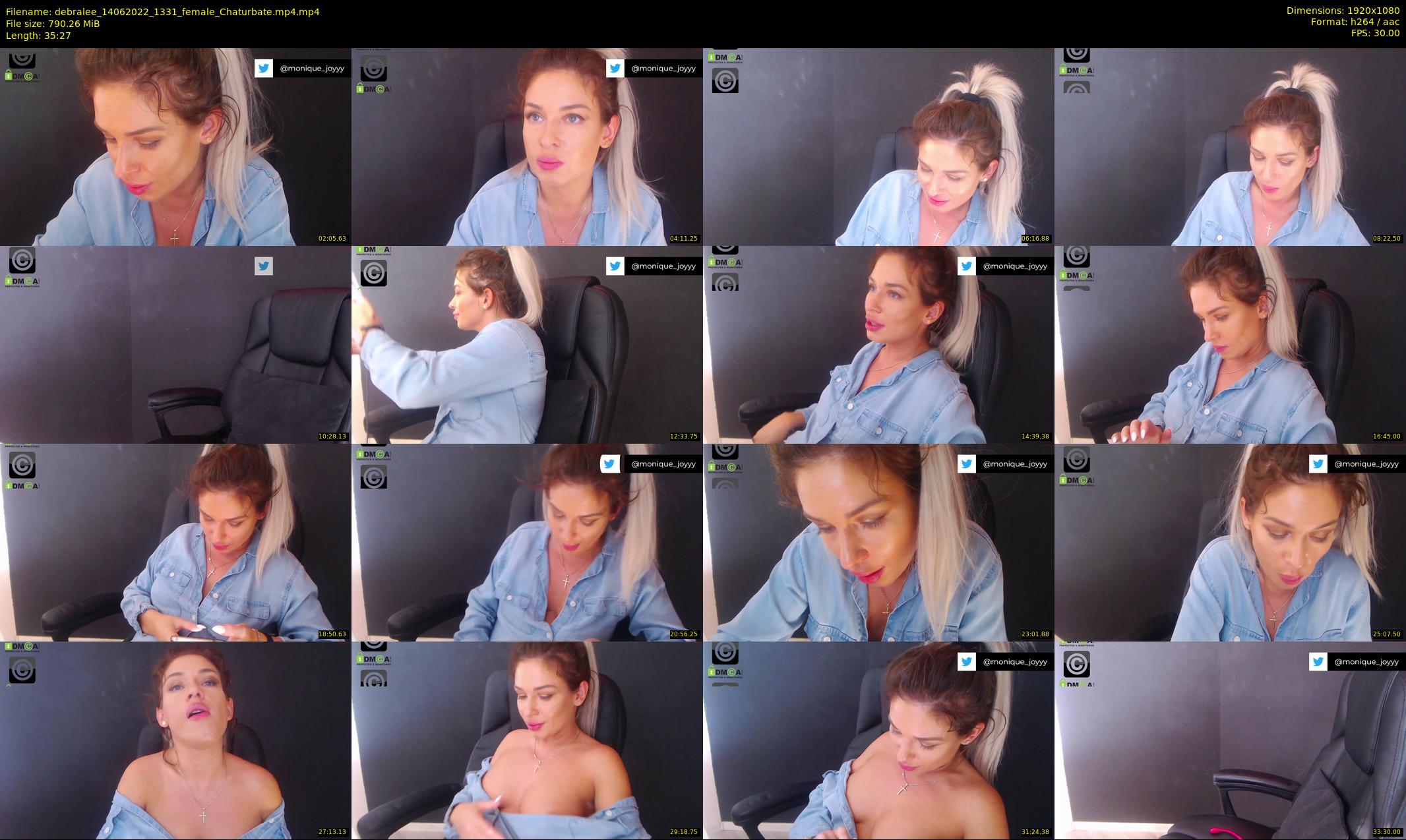 debralee — 36 minute Chaturbate female cam show recording, 1080p, Jun 14, 2022