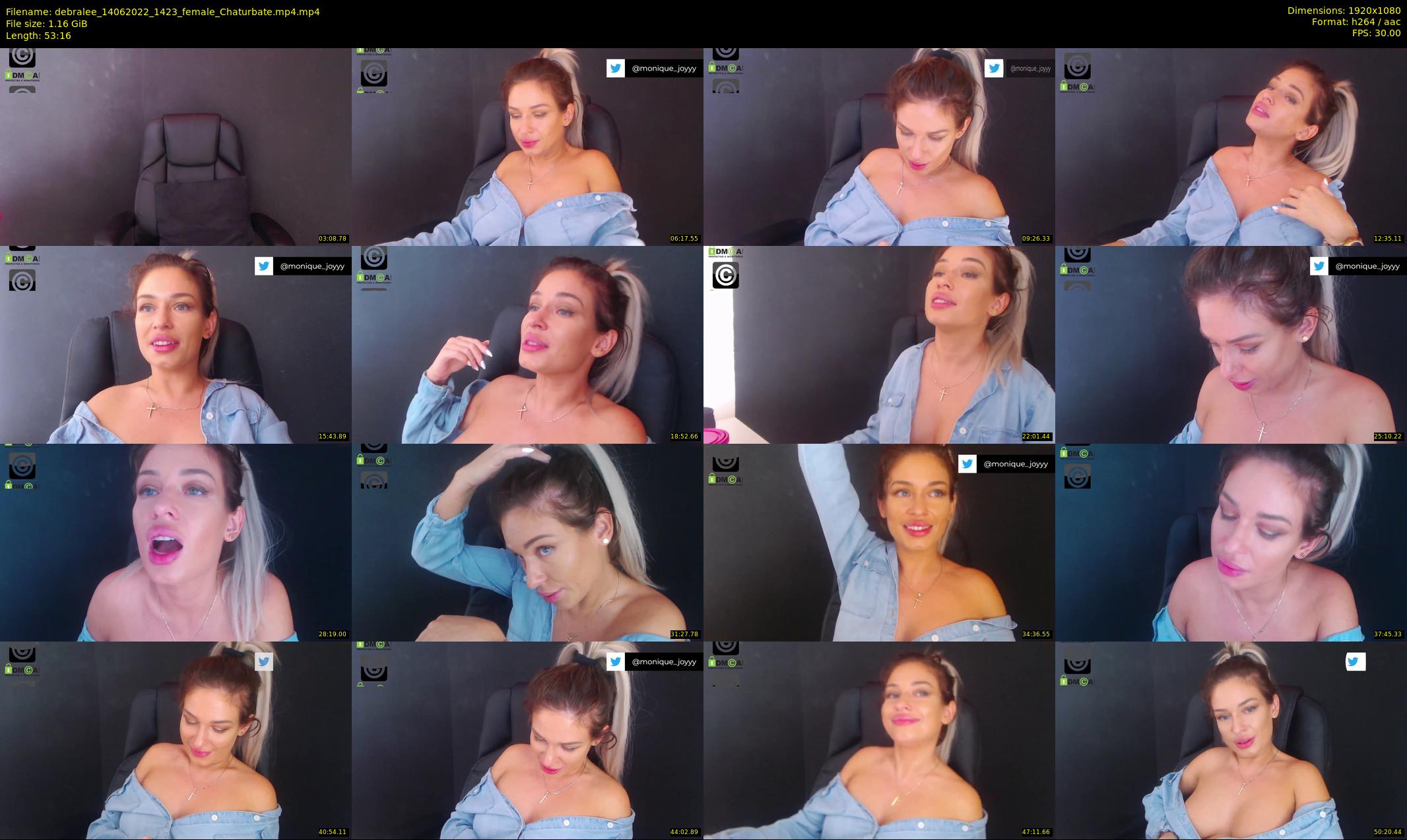debralee — 54 minute Chaturbate female cam show recording, 1080p, Jun 14, 2022