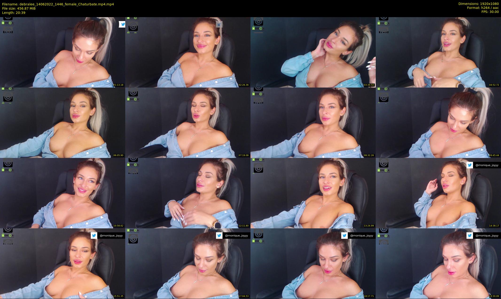 debralee — 21 minute Chaturbate female cam show recording, 1080p, Jun 14, 2022