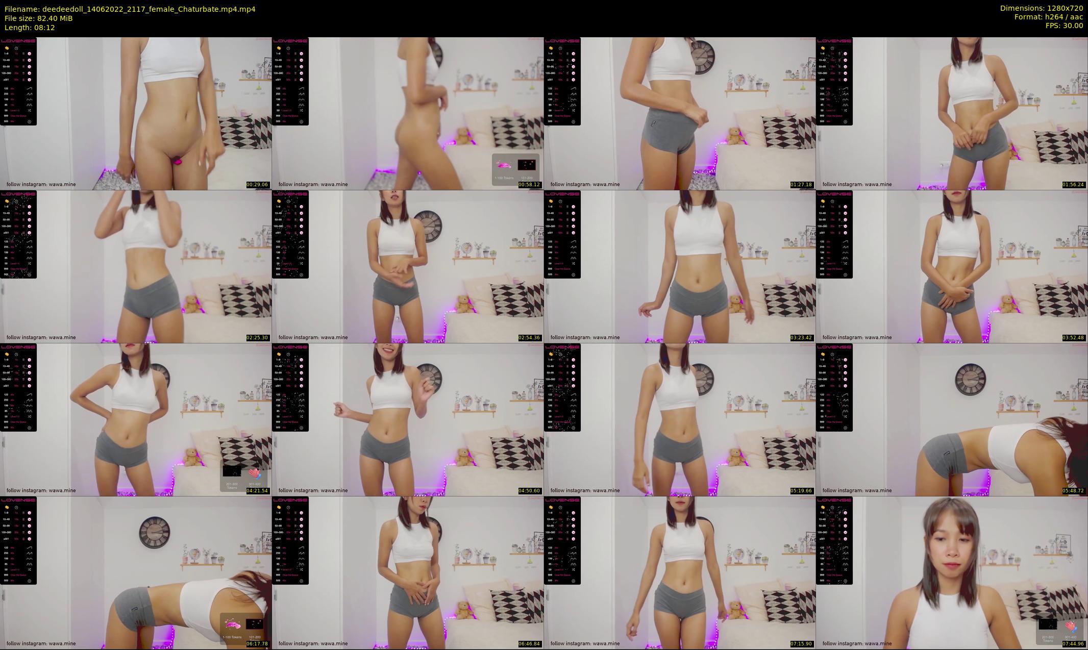 deedeedoll — 9 minute Chaturbate female cam show recording, 720p, Jun 14, 2022
