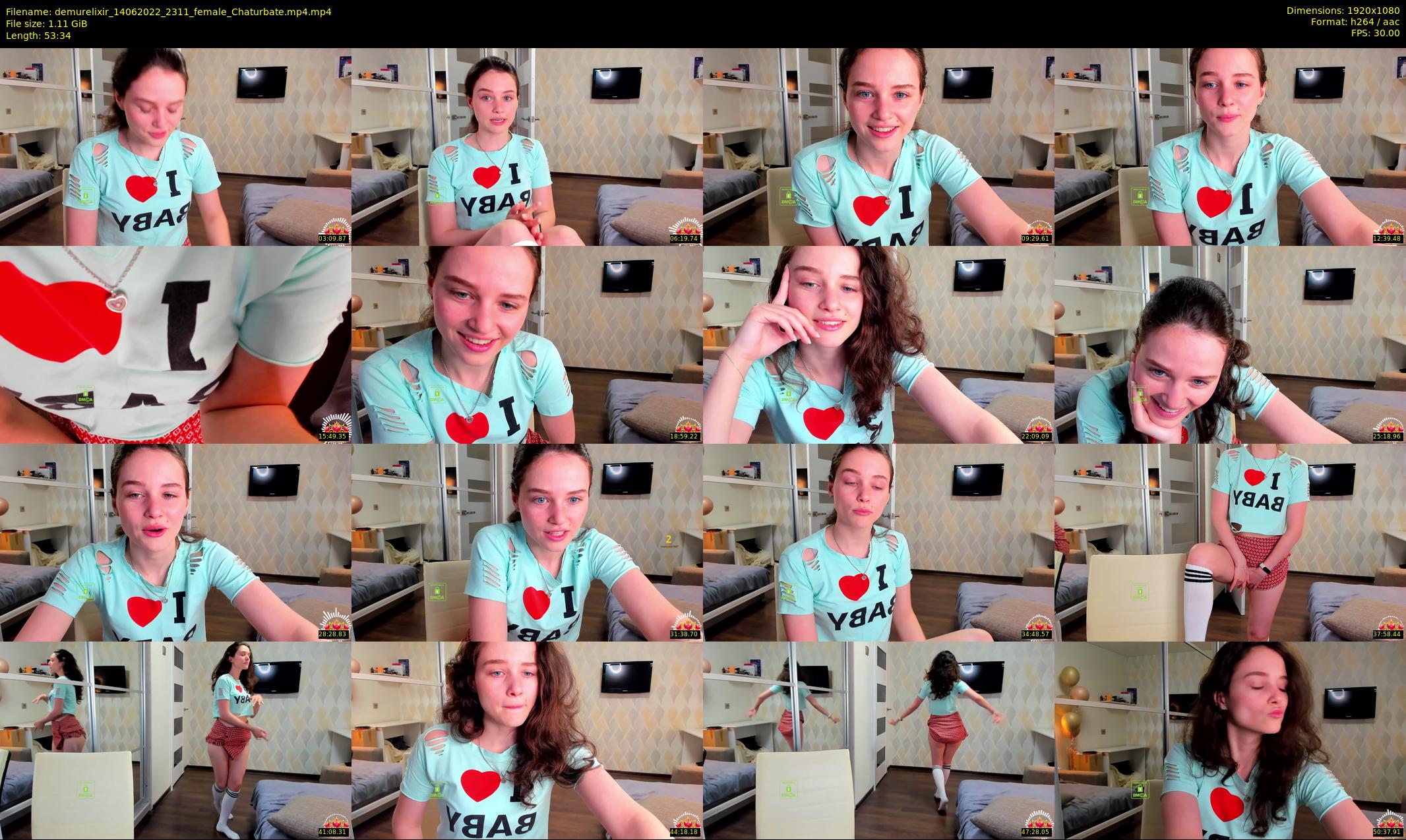demurelixir — 54 minute Chaturbate female cam show recording, 1080p, Jun 14, 2022