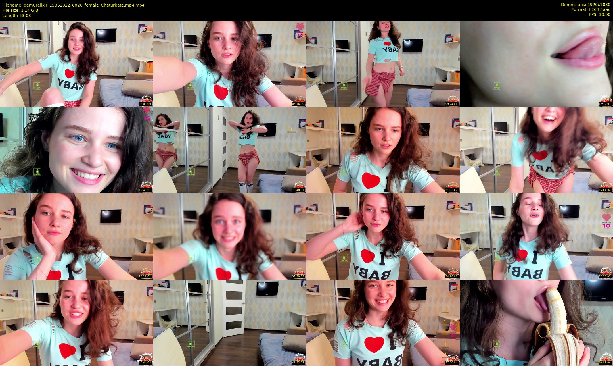 demurelixir — 54 minute Chaturbate female cam show recording, 1080p, Jun 15, 2022