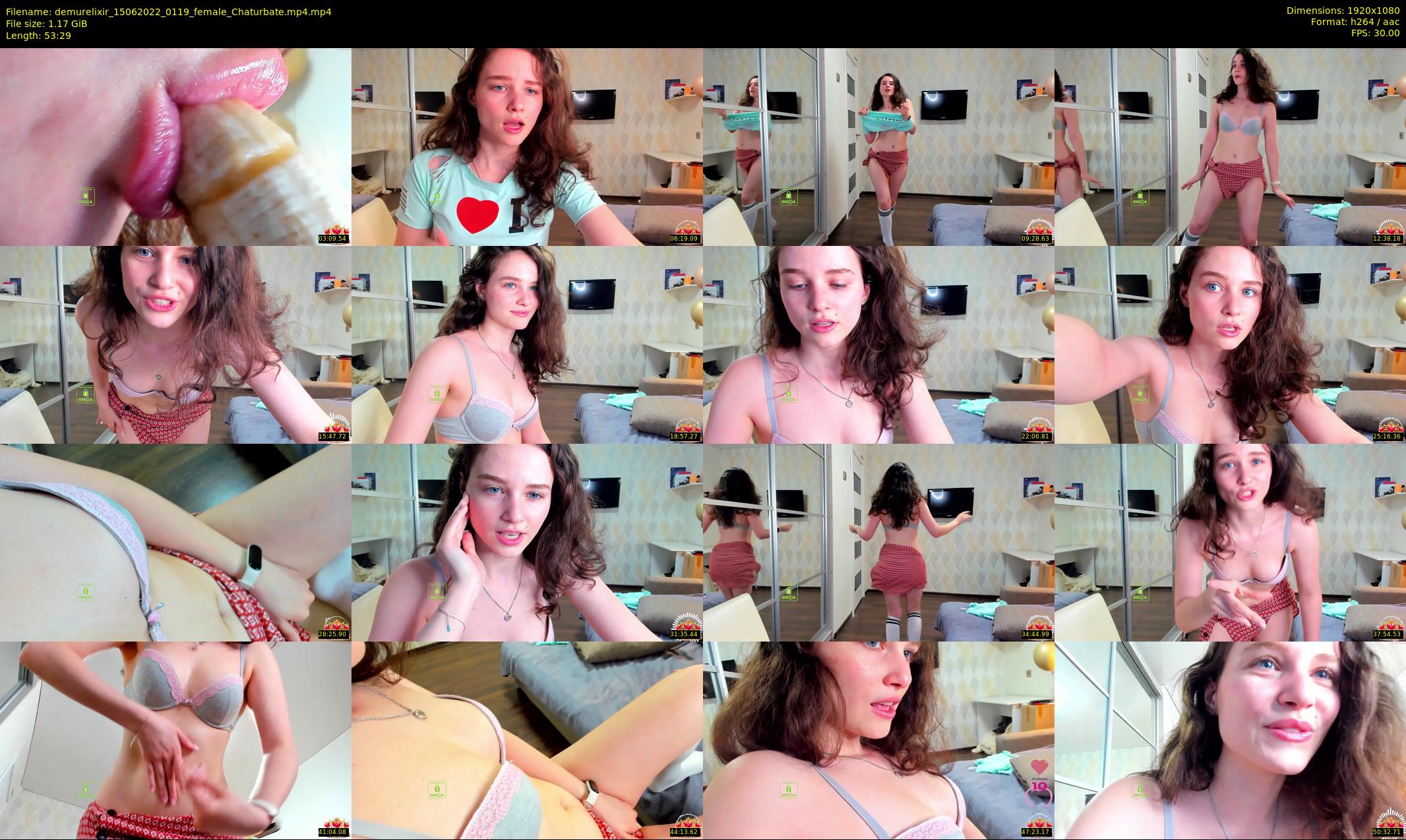 demurelixir — 54 minute Chaturbate female cam show recording, 1080p, Jun 15, 2022
