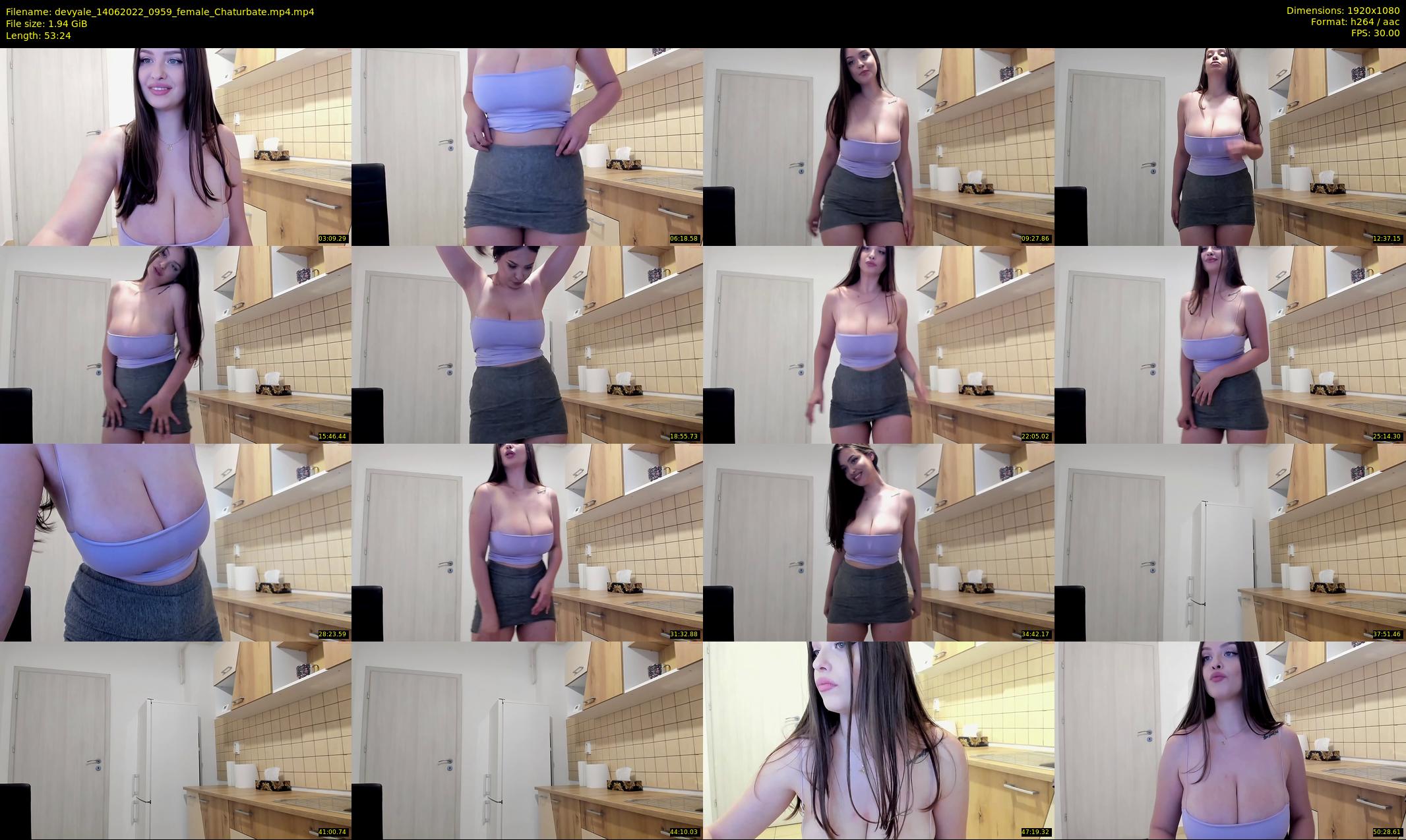 devyale — 54 minute Chaturbate female cam show recording, 1080p, Jun 14, 2022