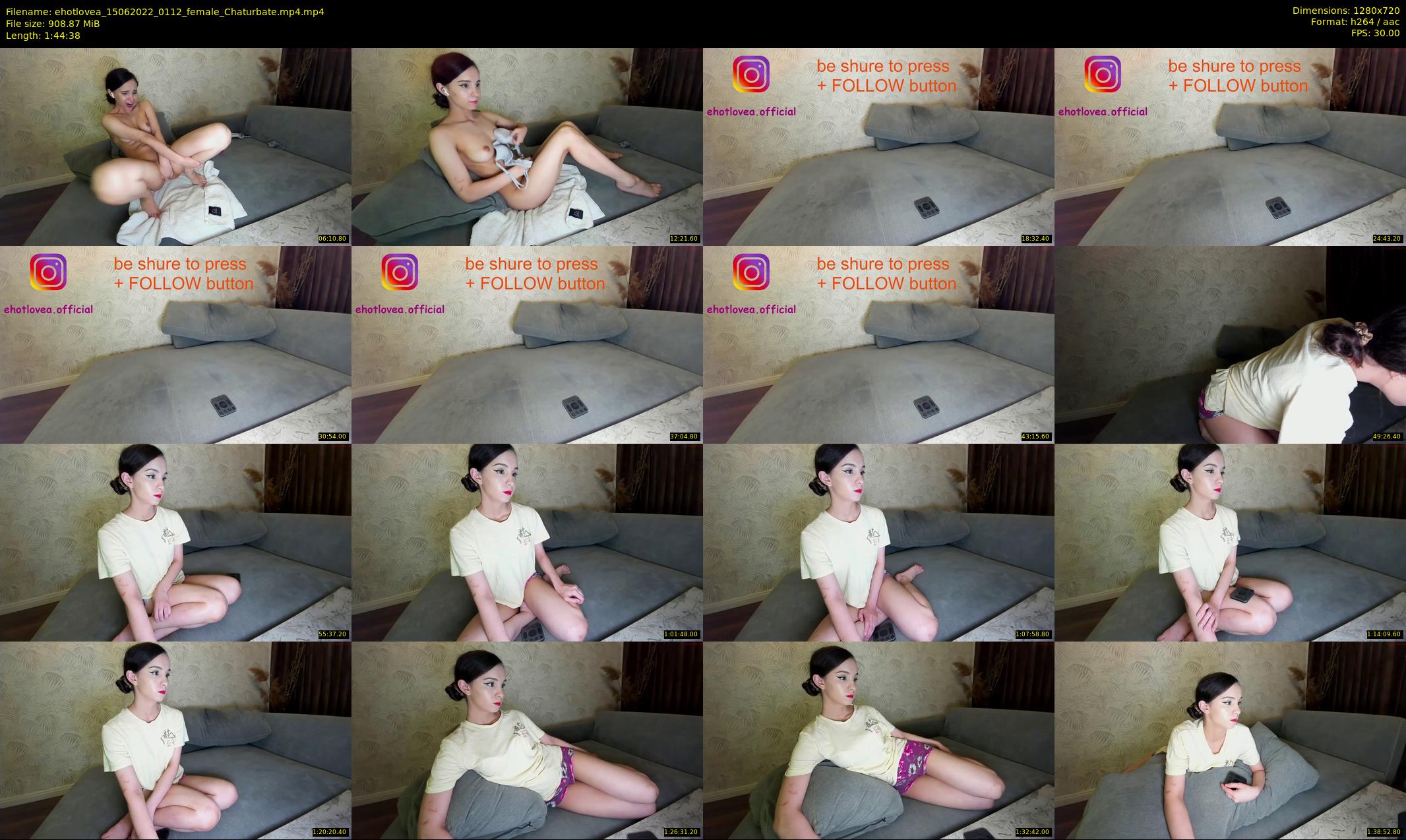 ehotlovea — 105 minute Chaturbate female cam show recording, 720p, Jun 15, 2022