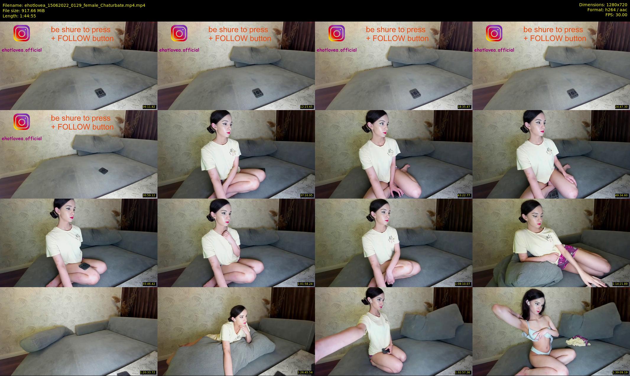 ehotlovea — 105 minute Chaturbate female cam show recording, 720p, Jun 15, 2022