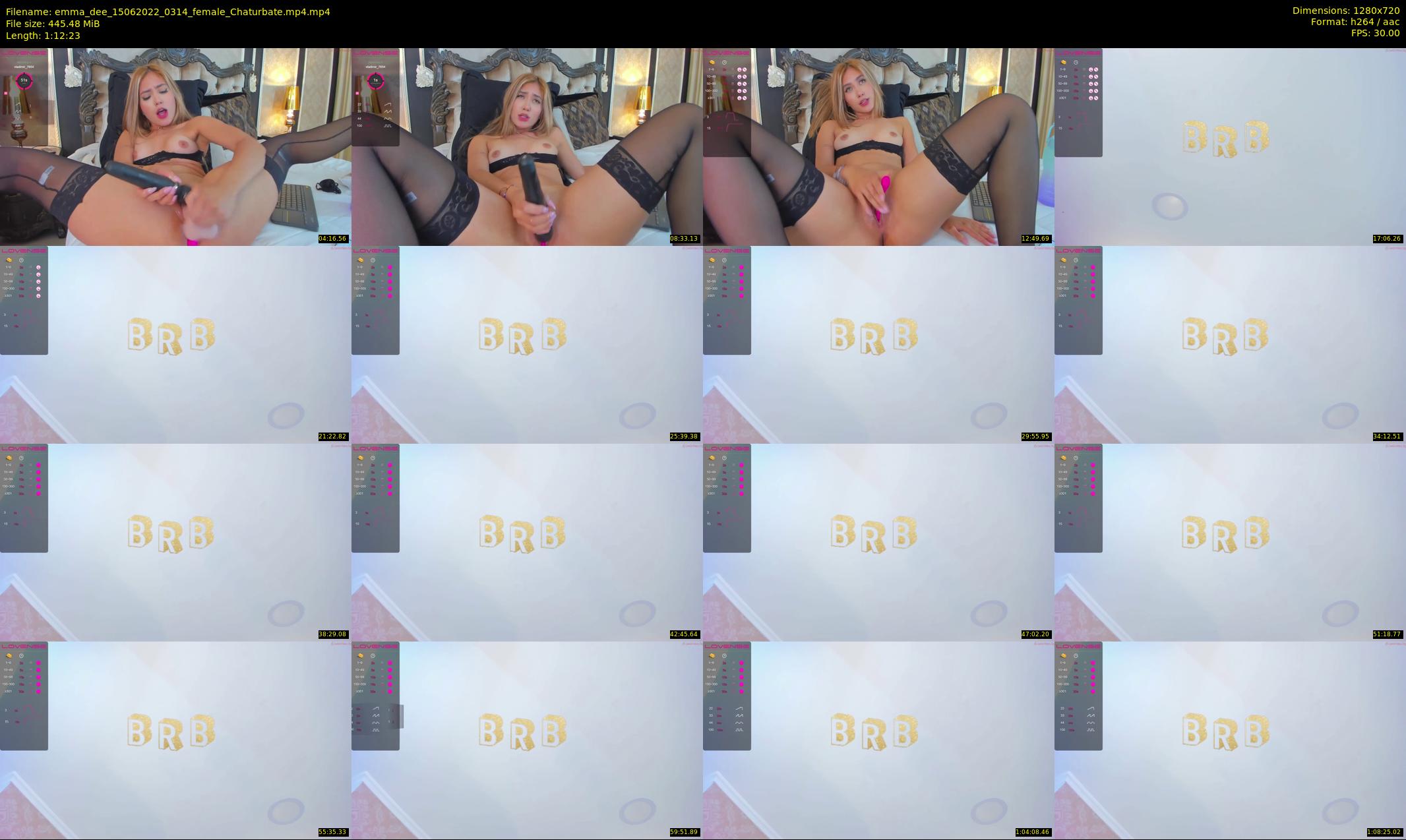 emma_dee — 73 minute Chaturbate female cam show recording, 720p, Jun 15, 2022