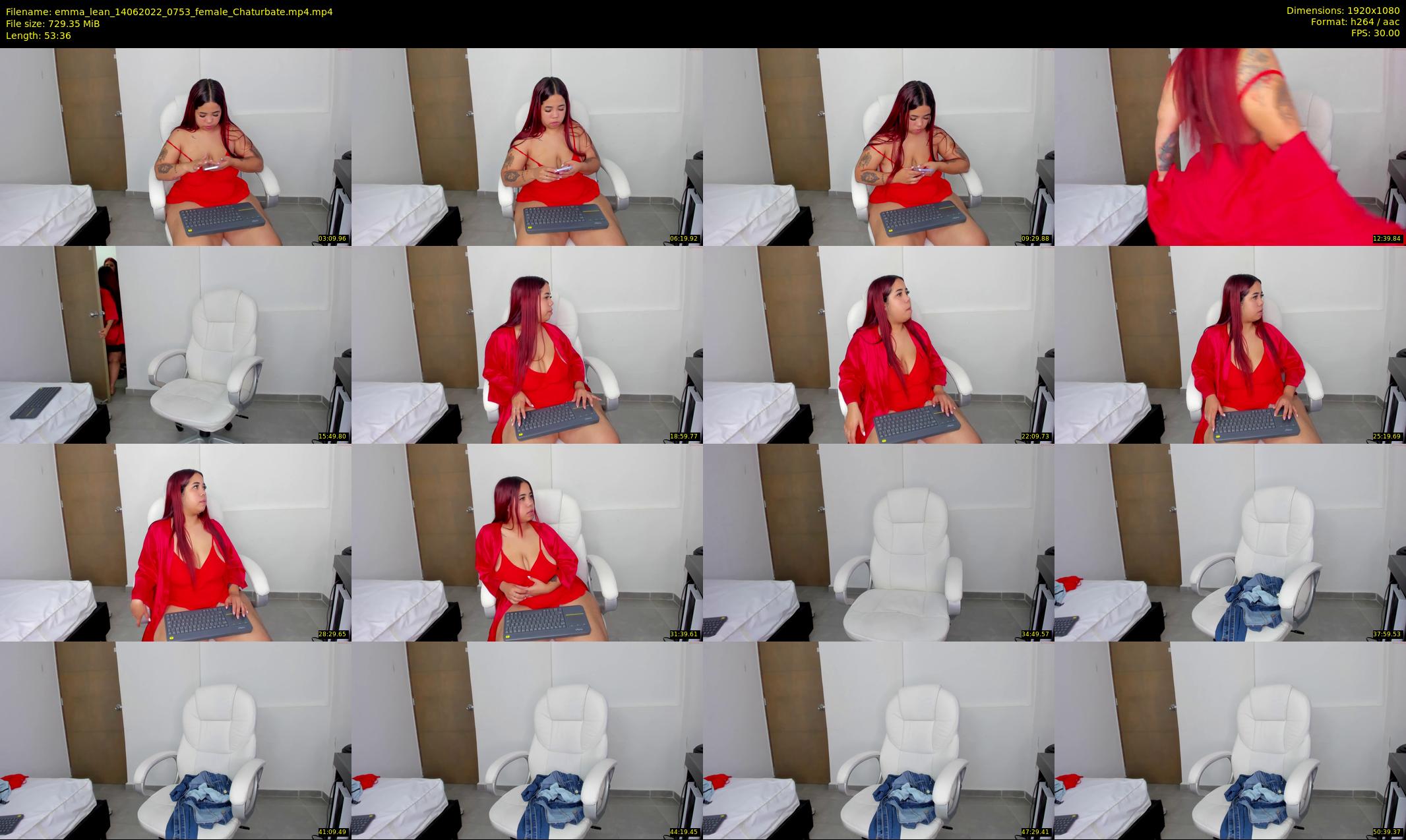 emma_lean — 54 minute Chaturbate female cam show recording, 1080p, Jun 14, 2022