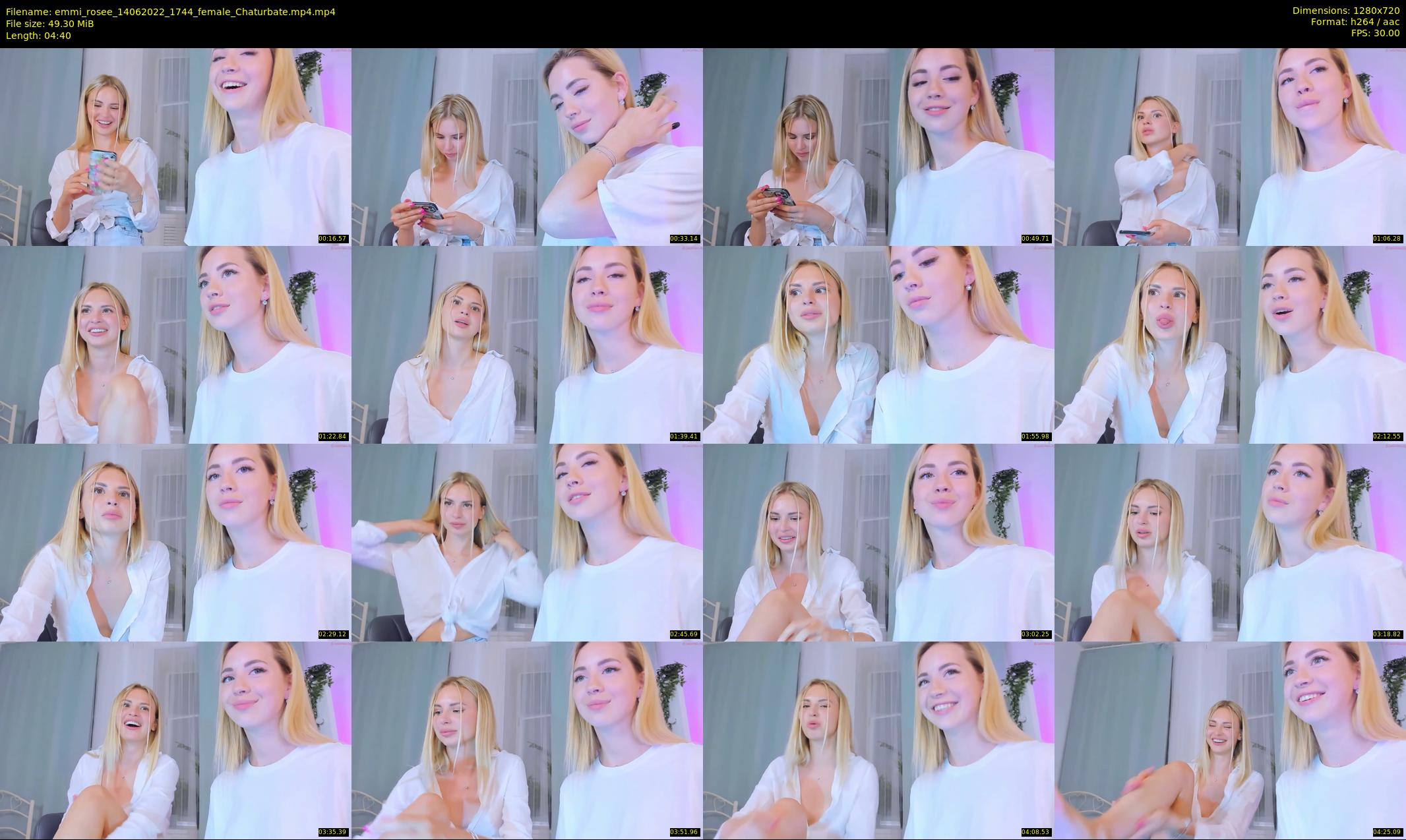 emmi_rosee — 5 minute Chaturbate female cam show recording, 720p, Jun 14, 2022