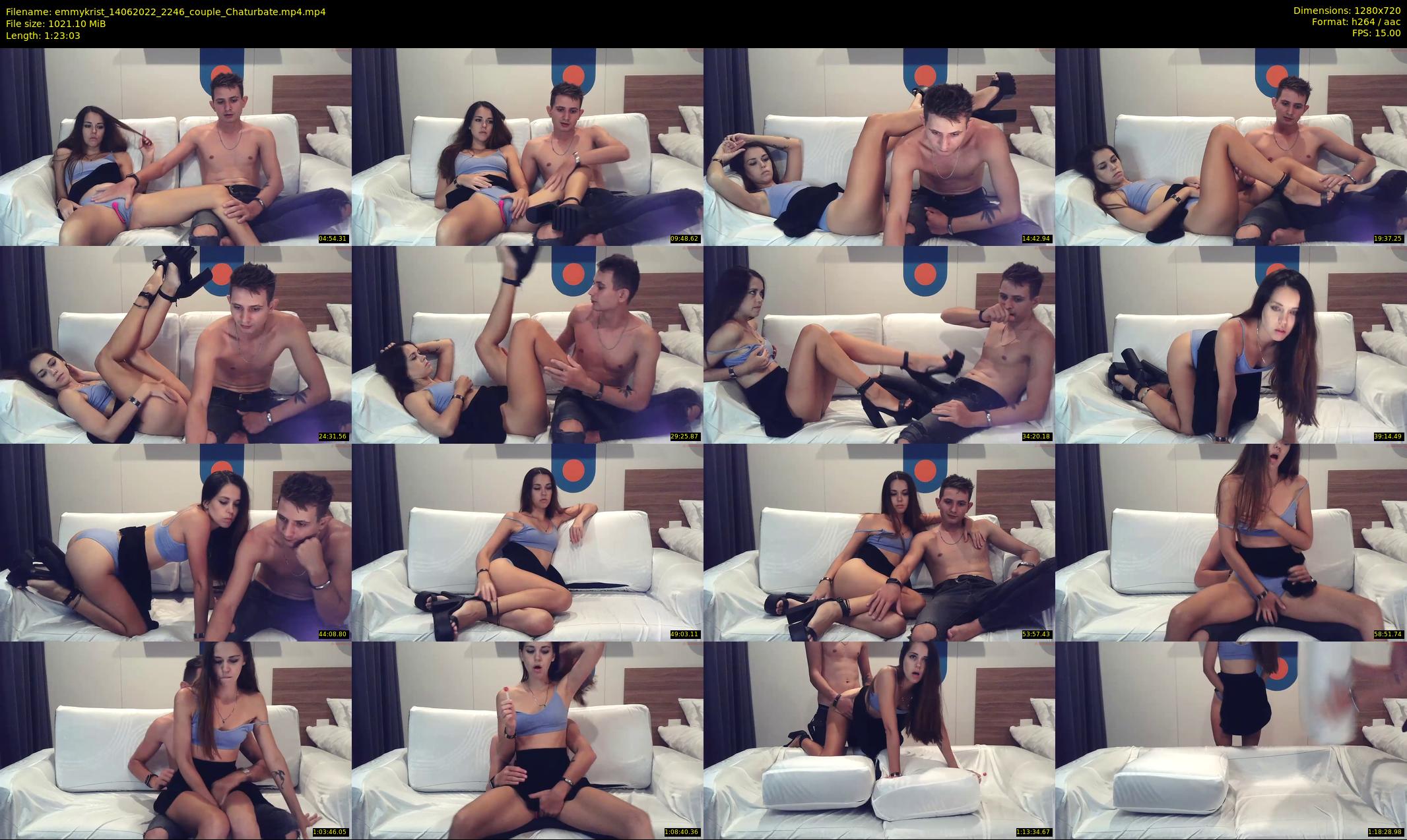 emmykrist — 84 minute Chaturbate couple cam show recording, 720p, Jun 14, 2022