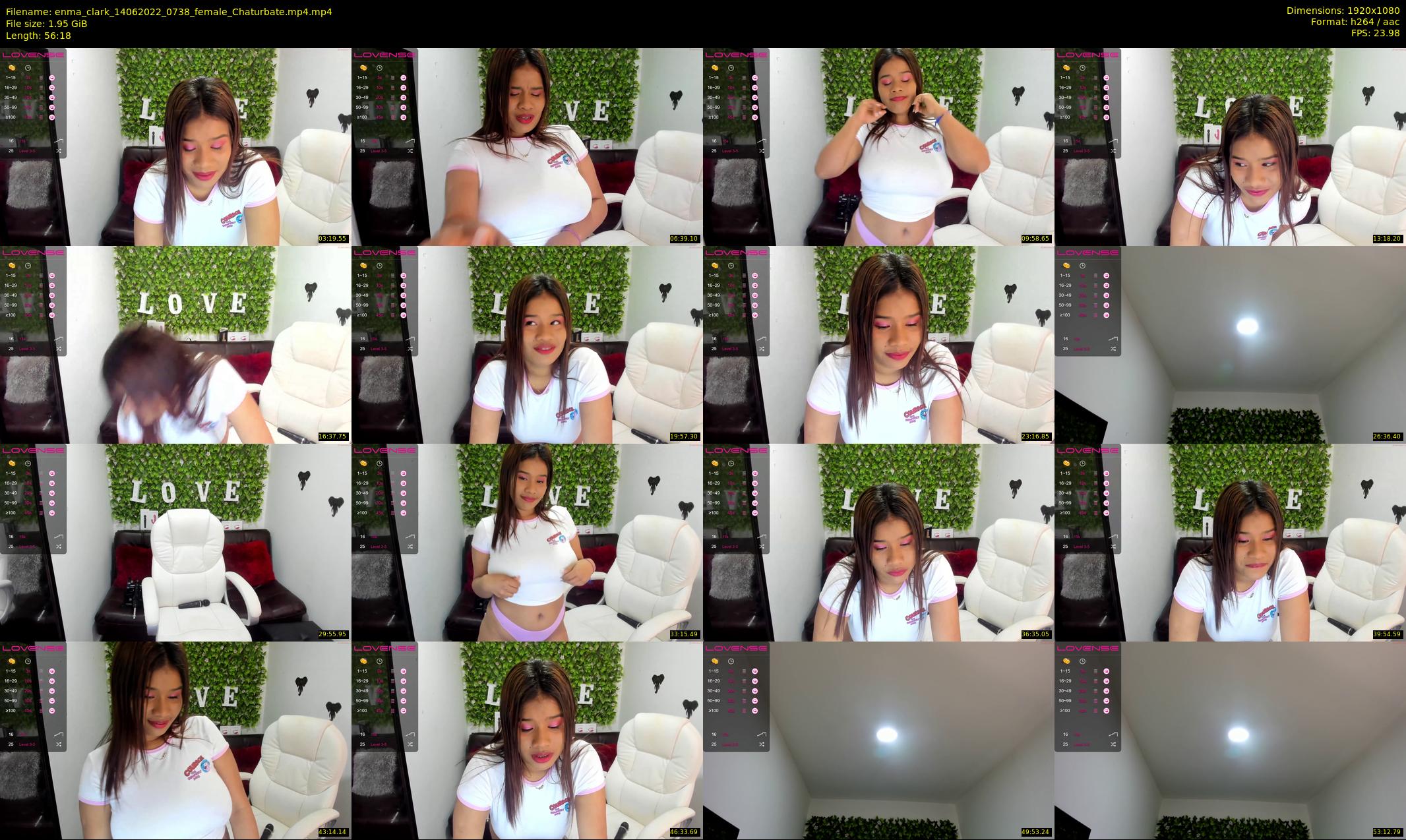 enma_clark — 57 minute Chaturbate female cam show recording, 1080p, Jun 14, 2022