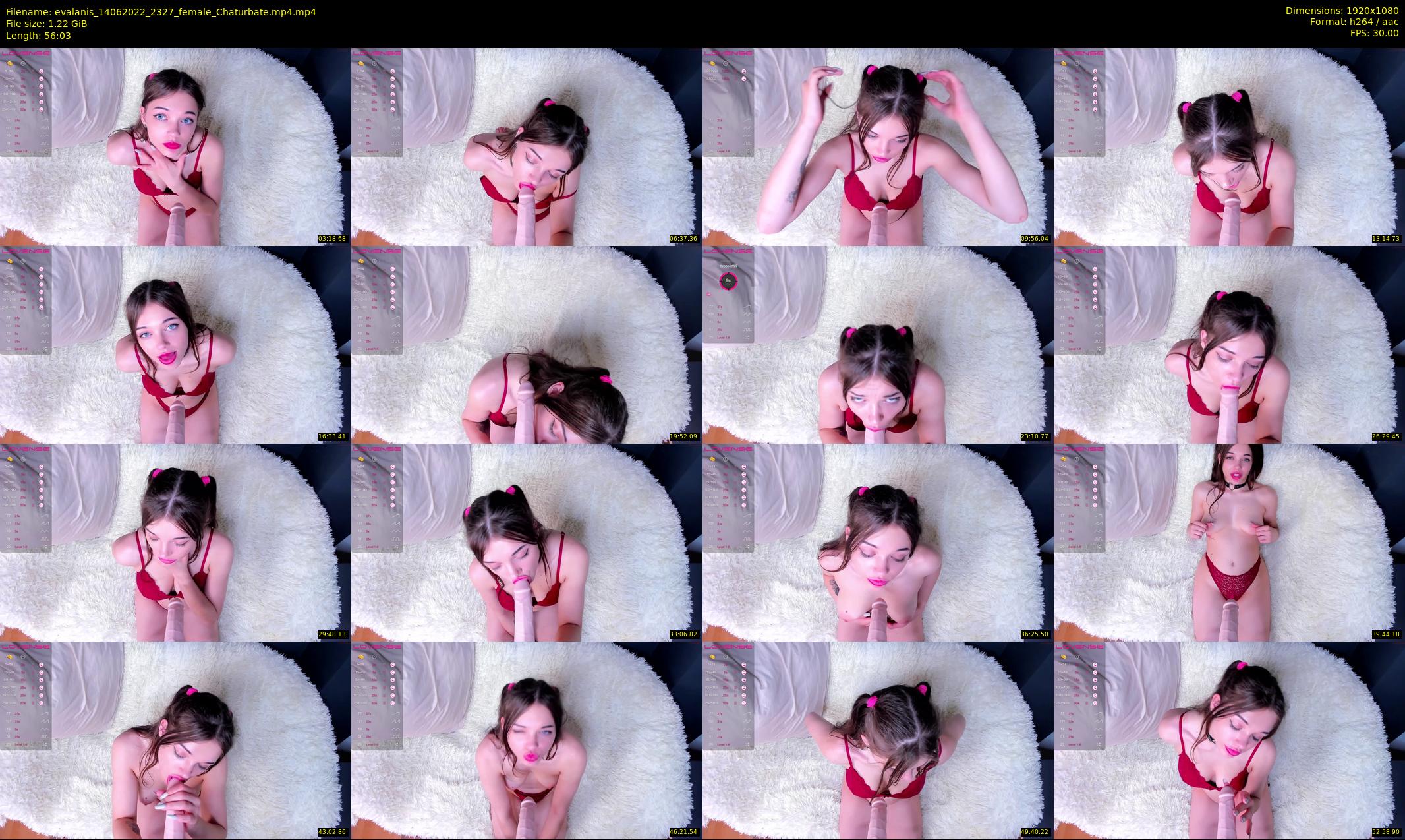evalanis — 57 minute Chaturbate couple cam show recording, 1080p, Jun 14, 2022