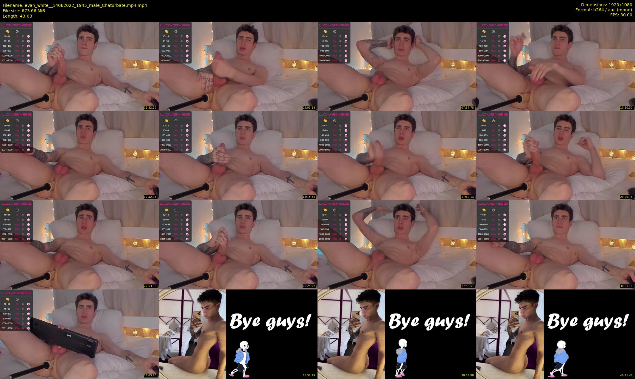 evan_white_ — 44 minute Chaturbate male cam show recording, 1080p, Jun 14, 2022