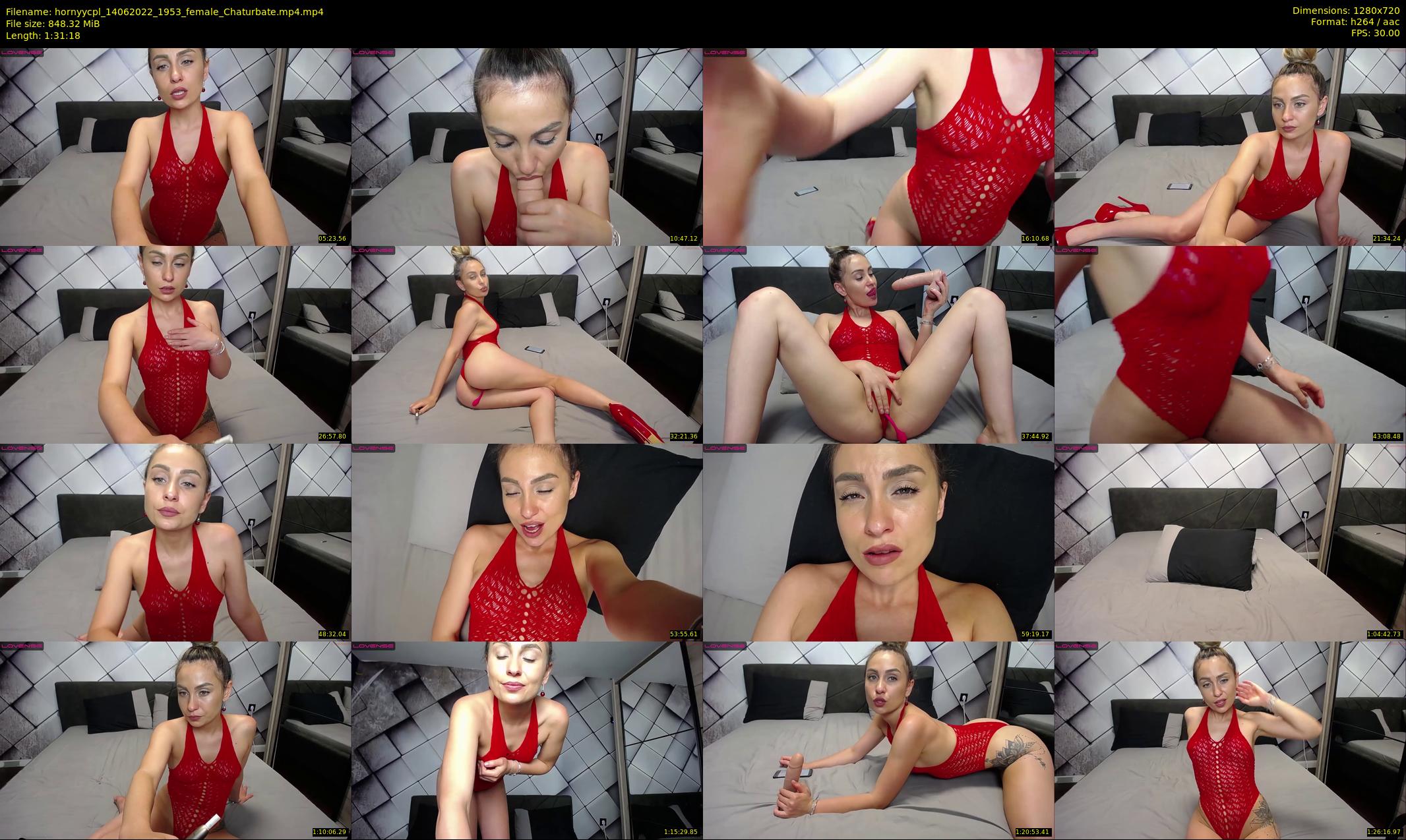 hornyycpl — 92 minute Chaturbate couple cam show recording, 720p, Jun 14, 2022
