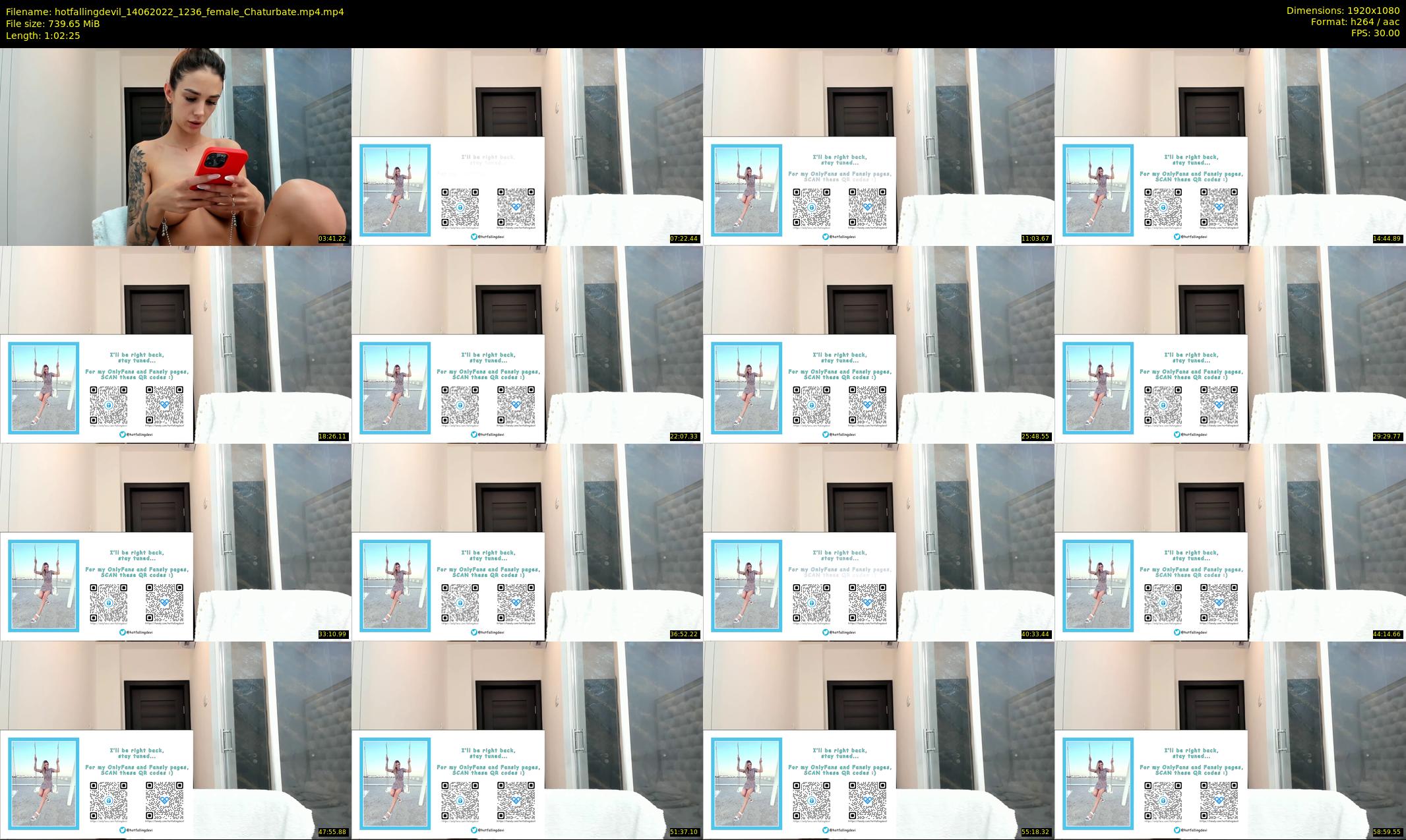 hotfallingdevil — 63 minute Chaturbate female cam show recording, 1080p, Jun 14, 2022