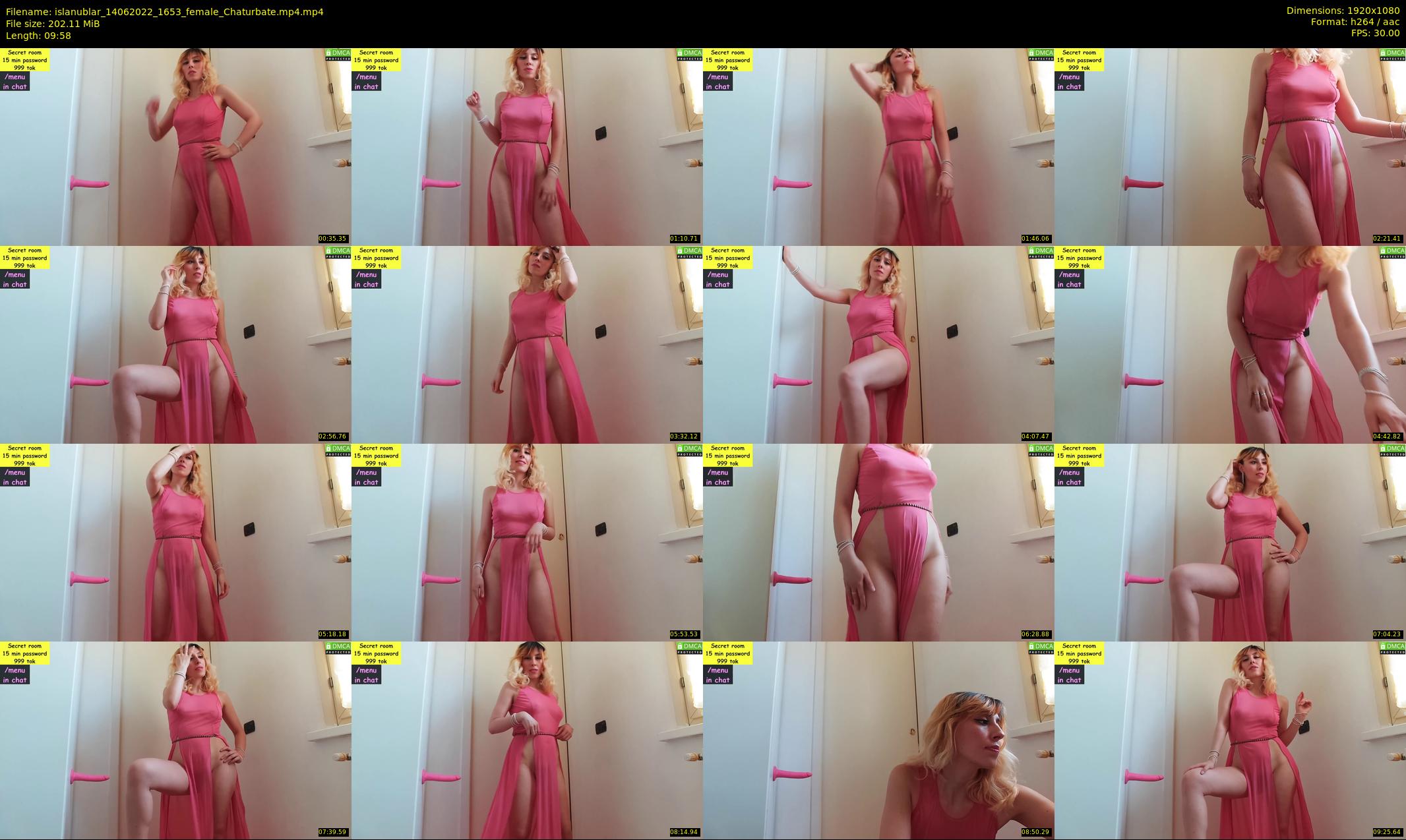 islanublar — 10 minute Chaturbate female cam show recording, 1080p, Jun 14, 2022