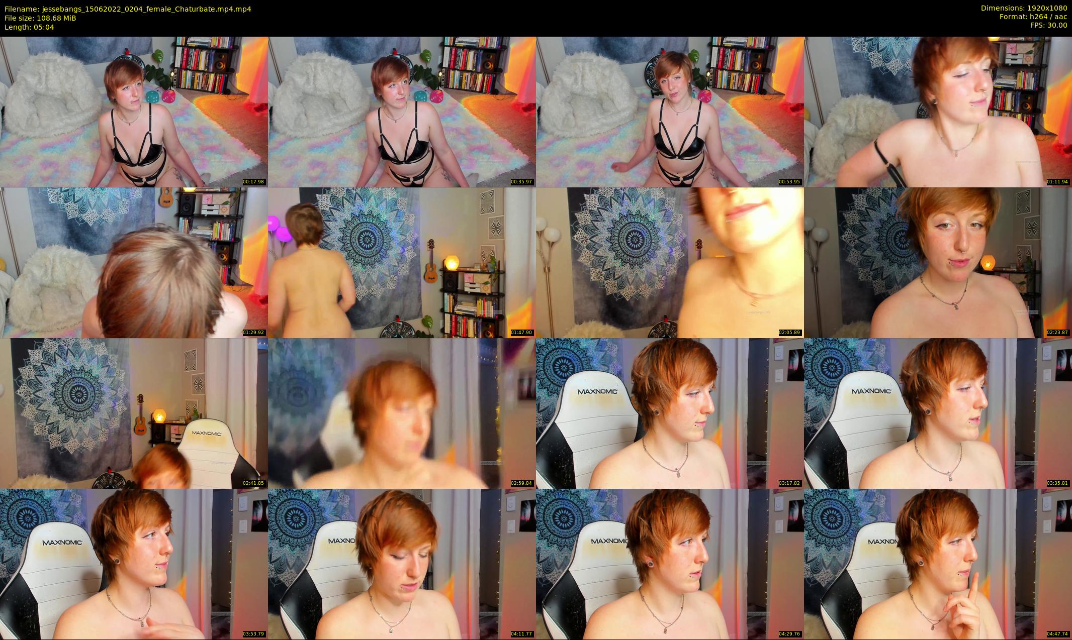 jessebangs — 6 minute Chaturbate female cam show recording, 1080p, Jun 15, 2022