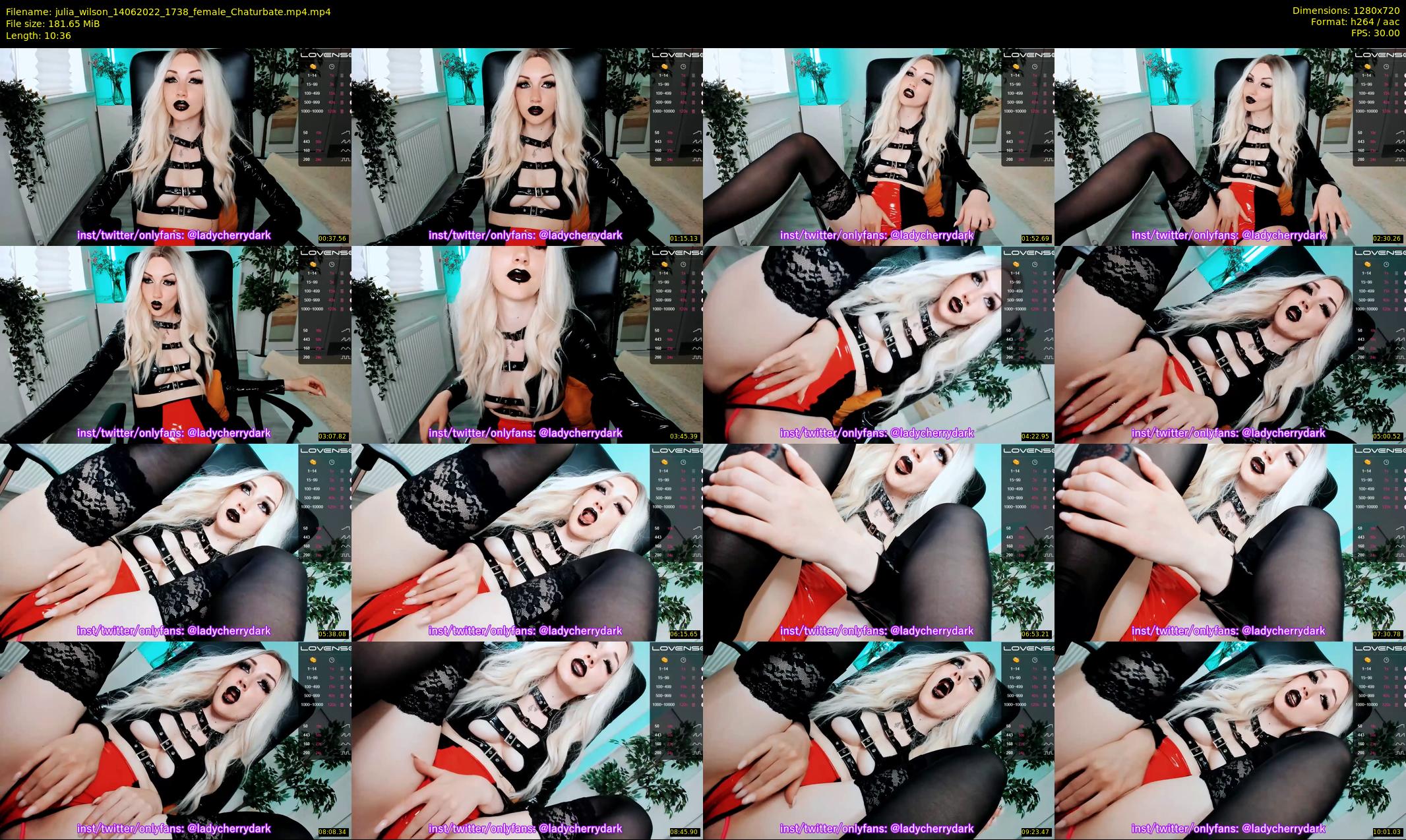 julia_wilson — 11 minute Chaturbate female cam show recording, 720p, Jun 14, 2022