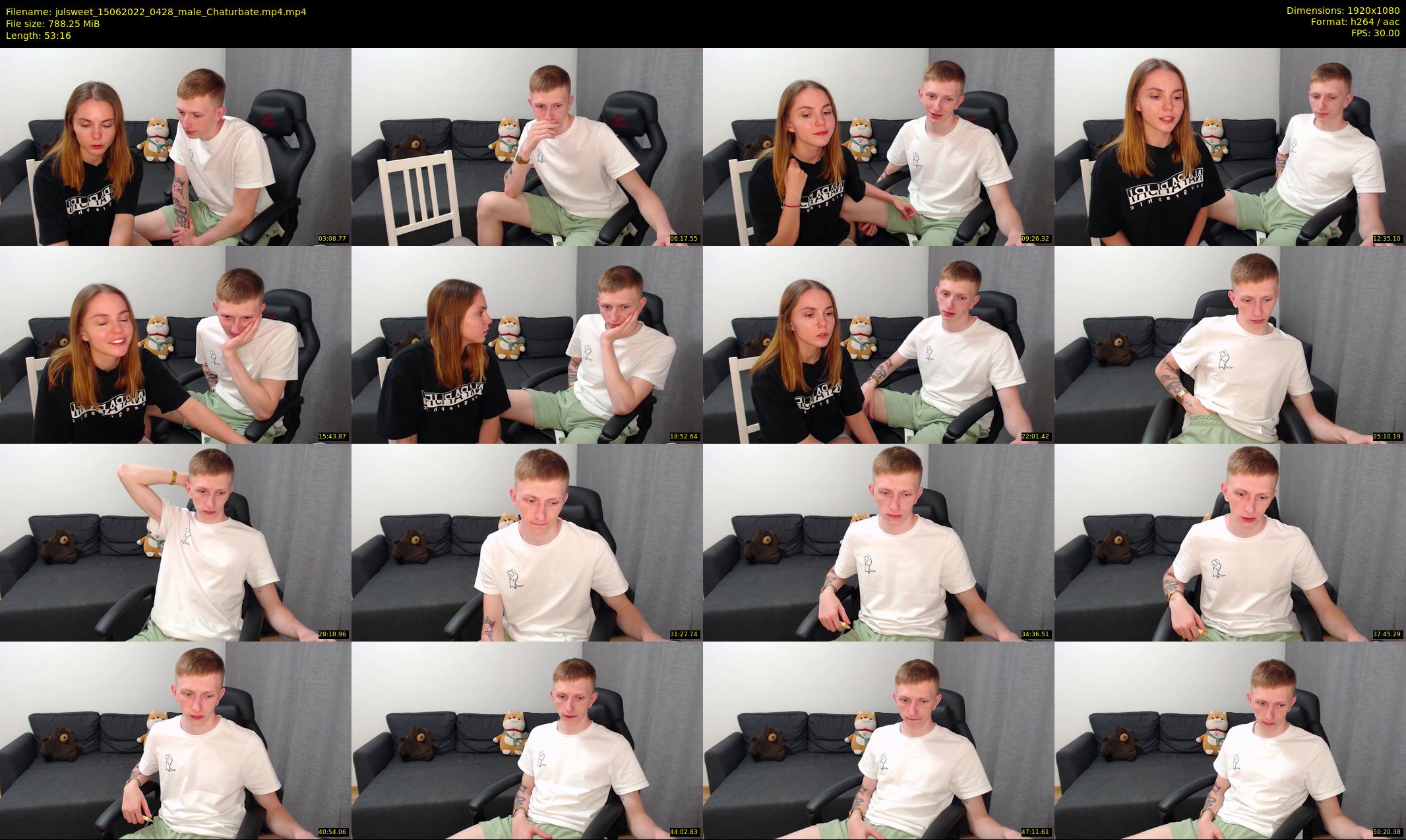 julsweet — 54 minute Chaturbate male cam show recording, 1080p, Jun 15, 2022