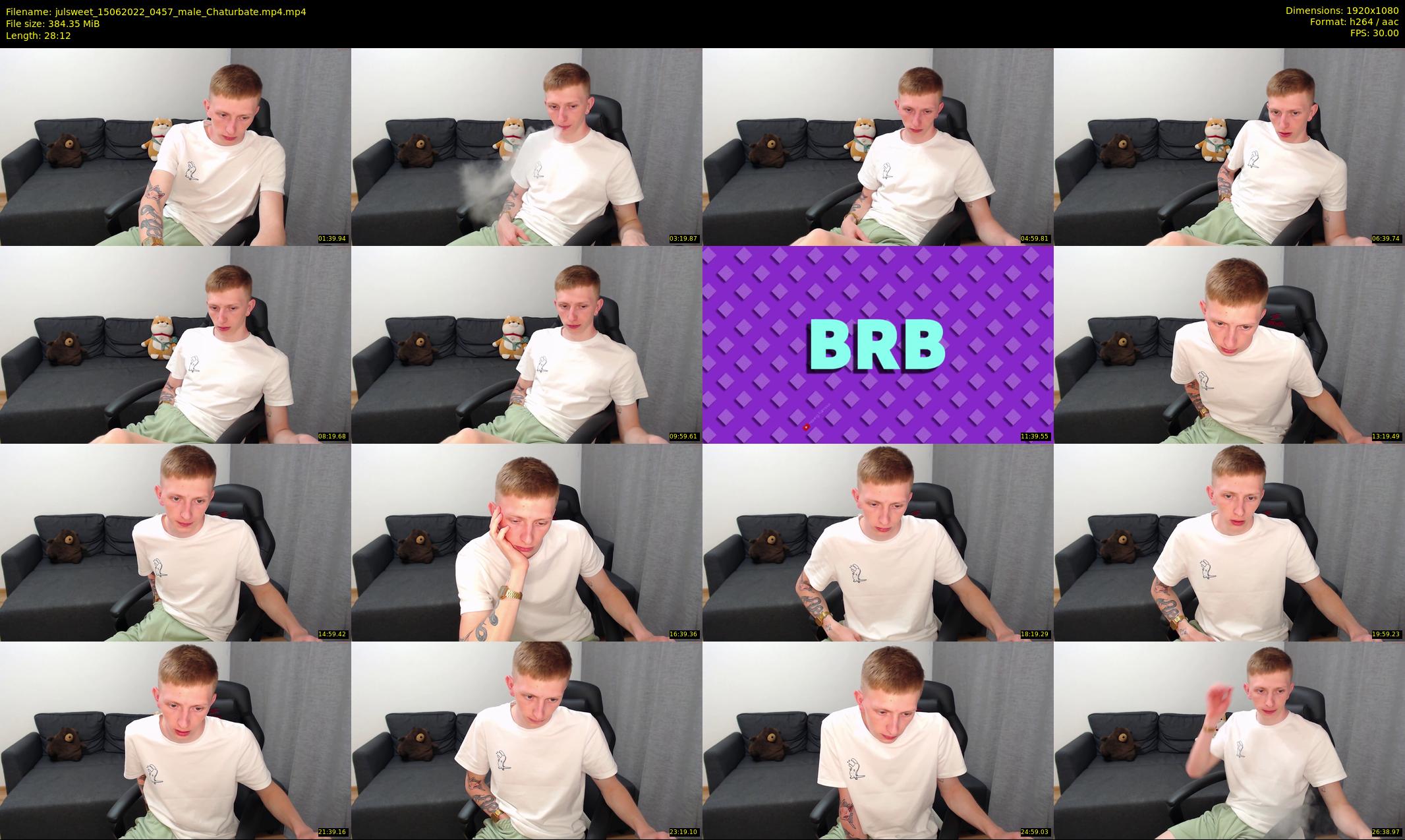 julsweet — 29 minute Chaturbate male cam show recording, 1080p, Jun 15, 2022