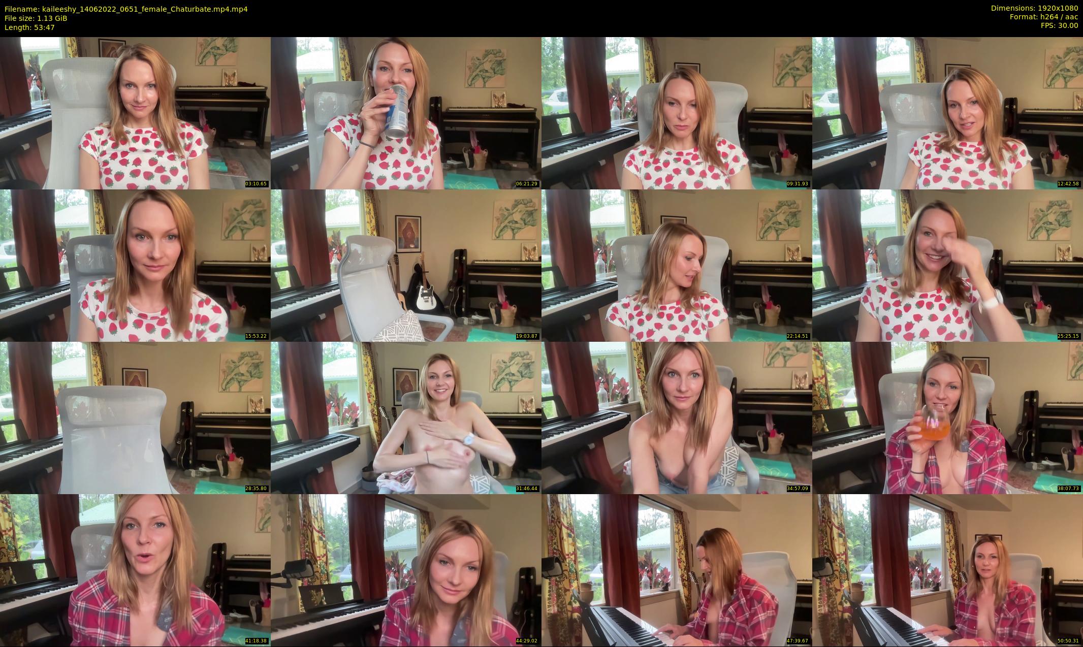 kaileeshy — 54 minute Chaturbate female cam show recording, 1080p, Jun 14, 2022